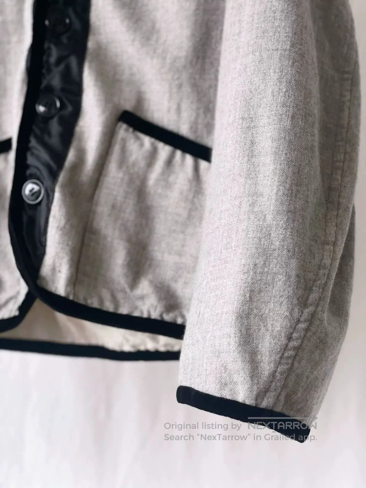 Tricot Comme des Garcons Comme des Garçons Wool Jacket. Size L / US 10 / IT 46 - 3 Thumbnail