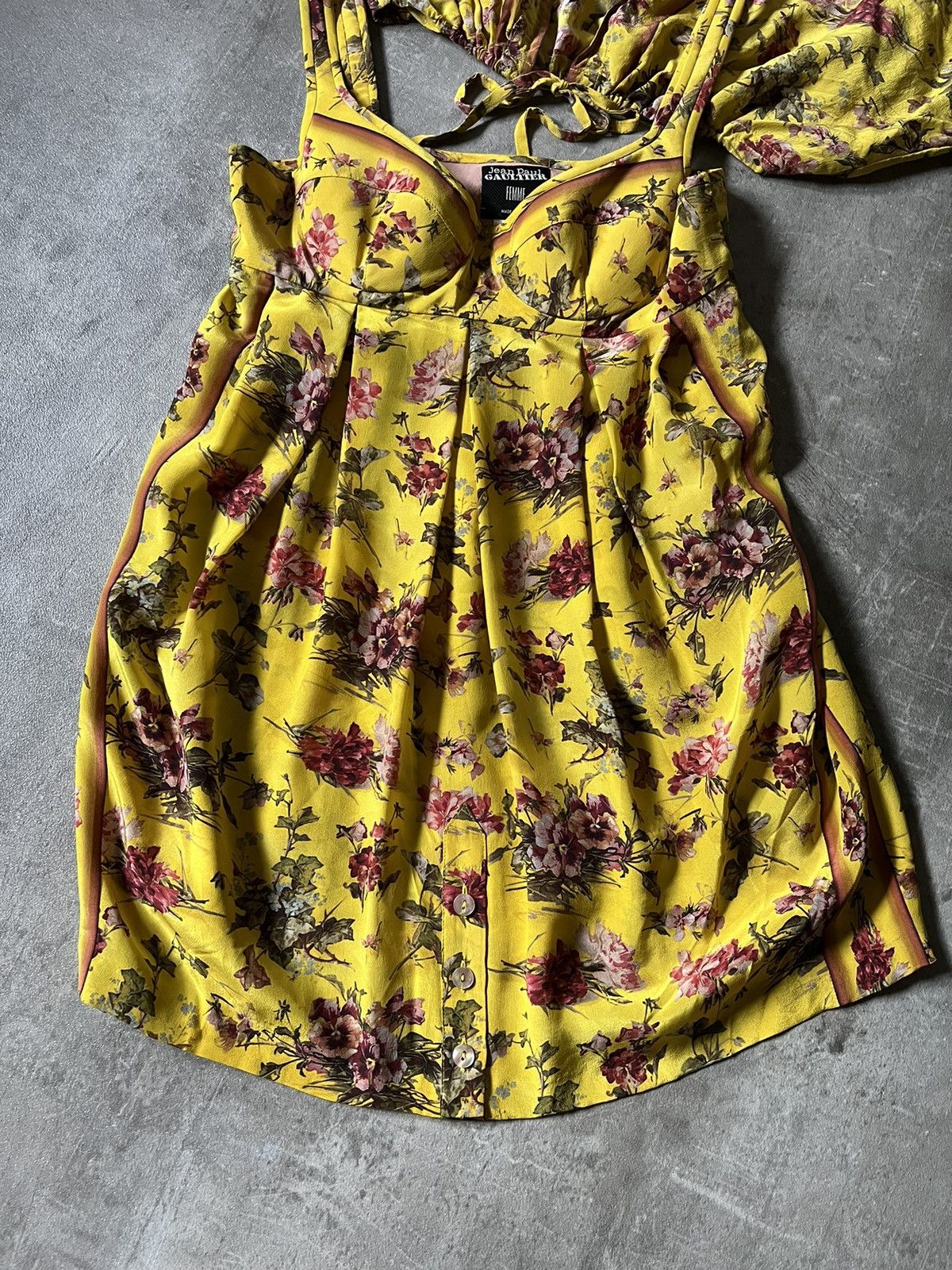Jean Paul Gaultier Vinatge Jean Paul Gaultier 2 tops set yellow 90s rare Size S / US 4 / IT 40 - 3 Thumbnail