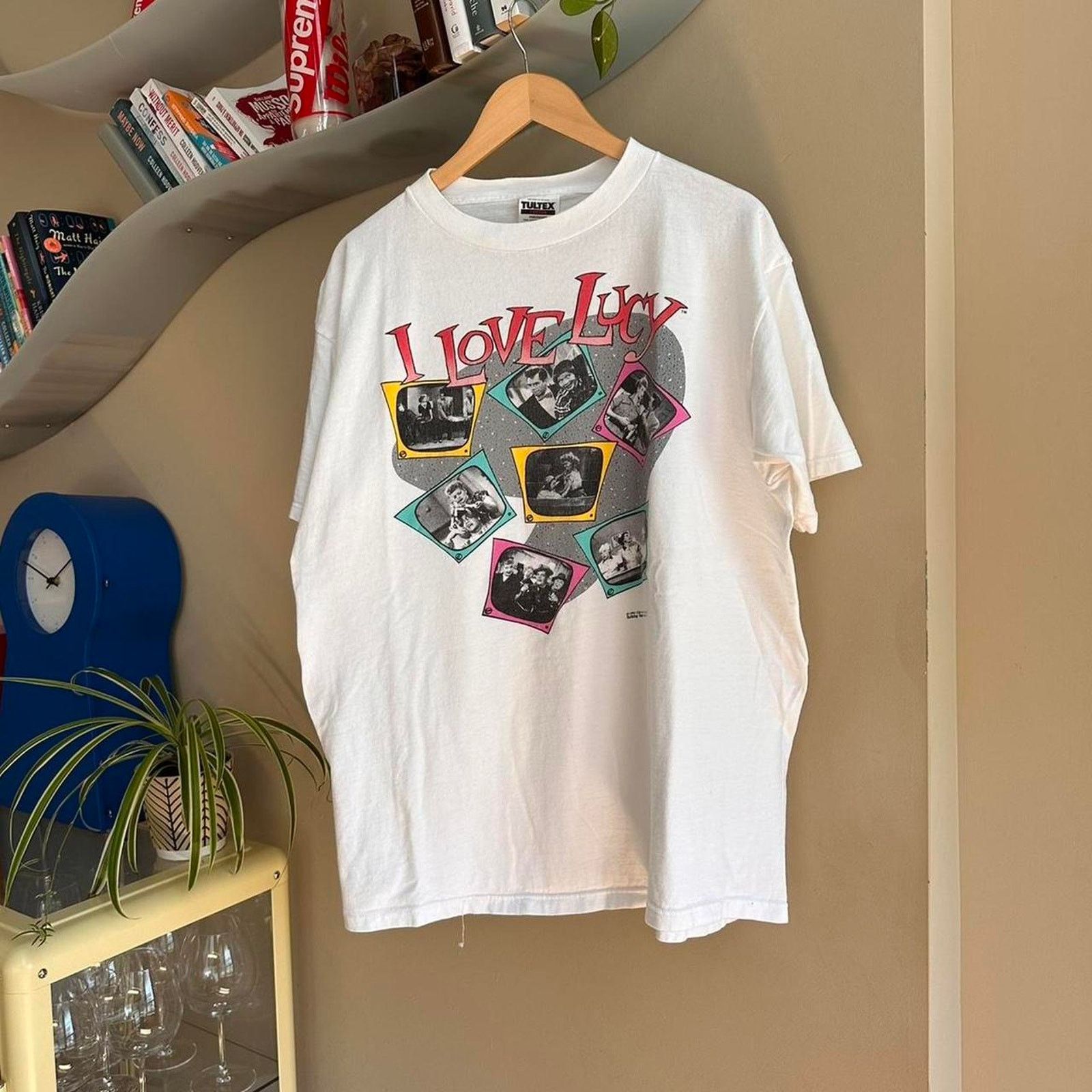Tultex × Vintage Vintage 1992 I love Lucy Shirt Size US XL / EU 56 / 4 - 1 Thumbnail