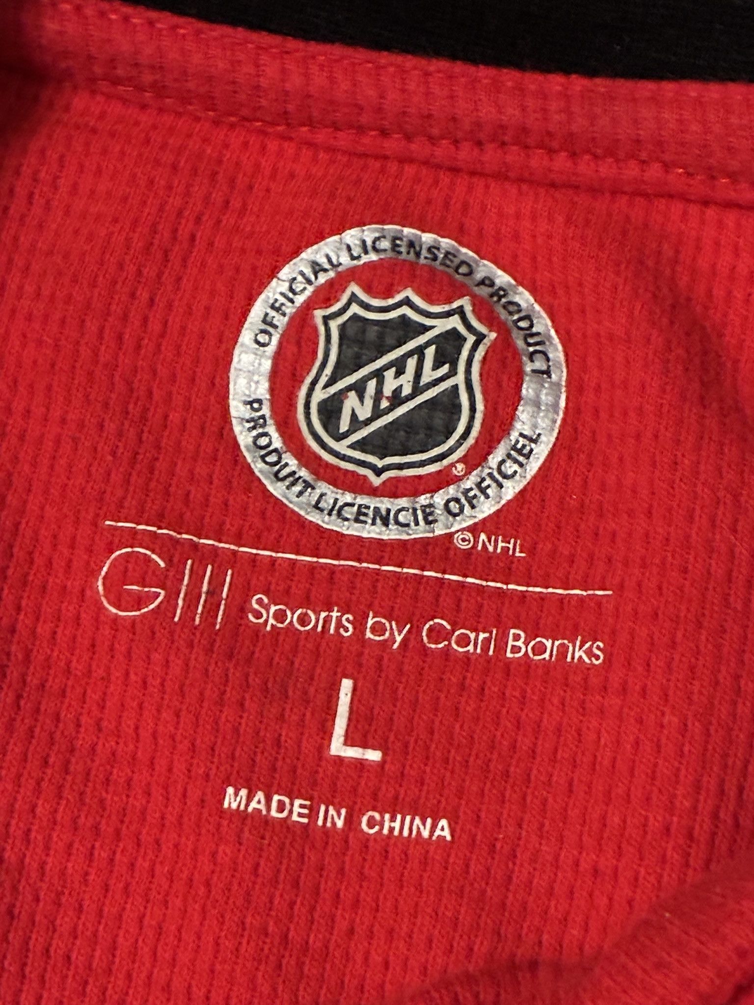 Other GIII CARL BANKS NHL CHICAGO BLACKHAWKS HOCKEY LONG SLEEVE Size US L / EU 52-54 / 3 - 2 Thumbnail