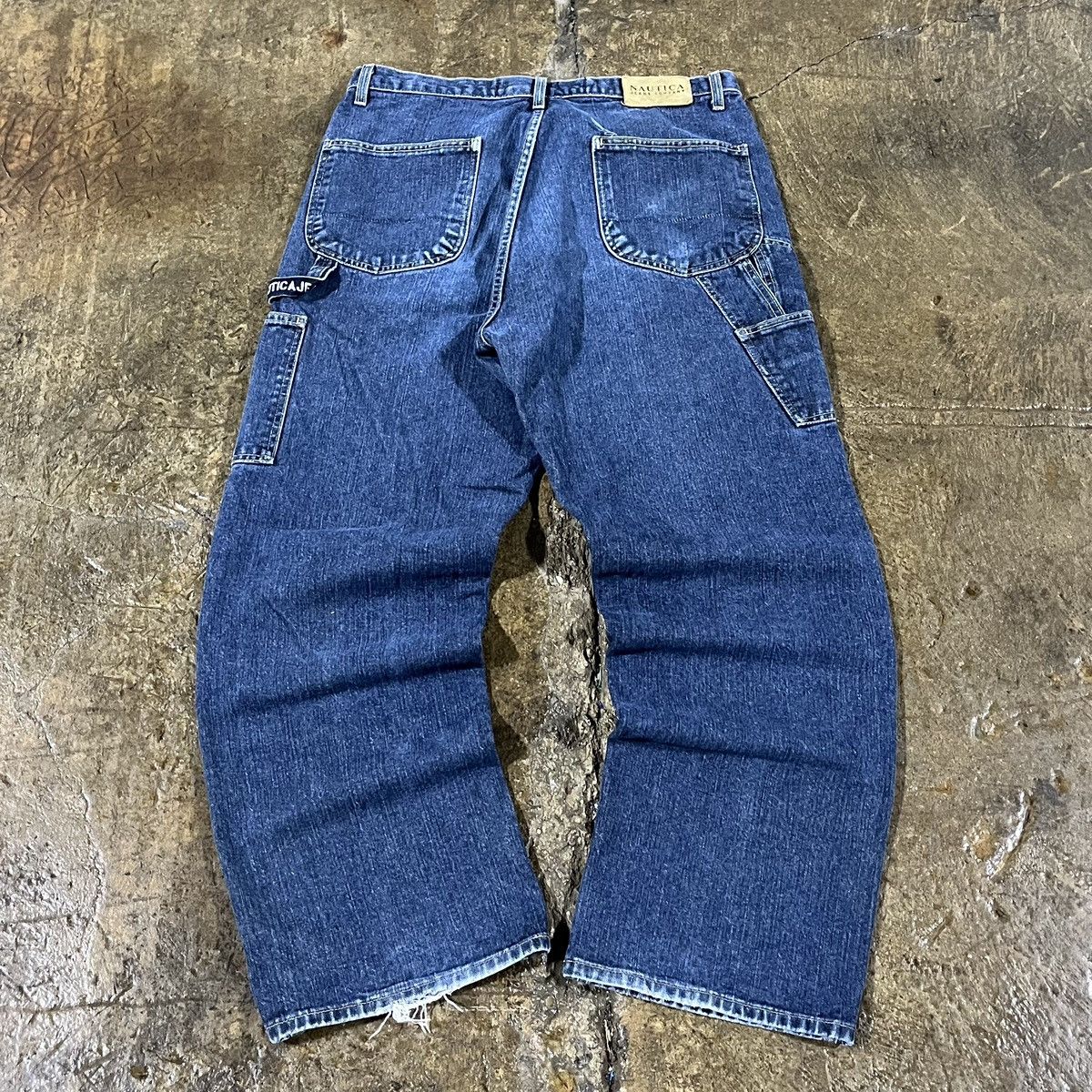 JNCO × Nautica × Vintage Crazy Vintage Y2K Nautica Carpenter Jeans Baggy Skater Size US 38 / EU 54 - 1 Thumbnail