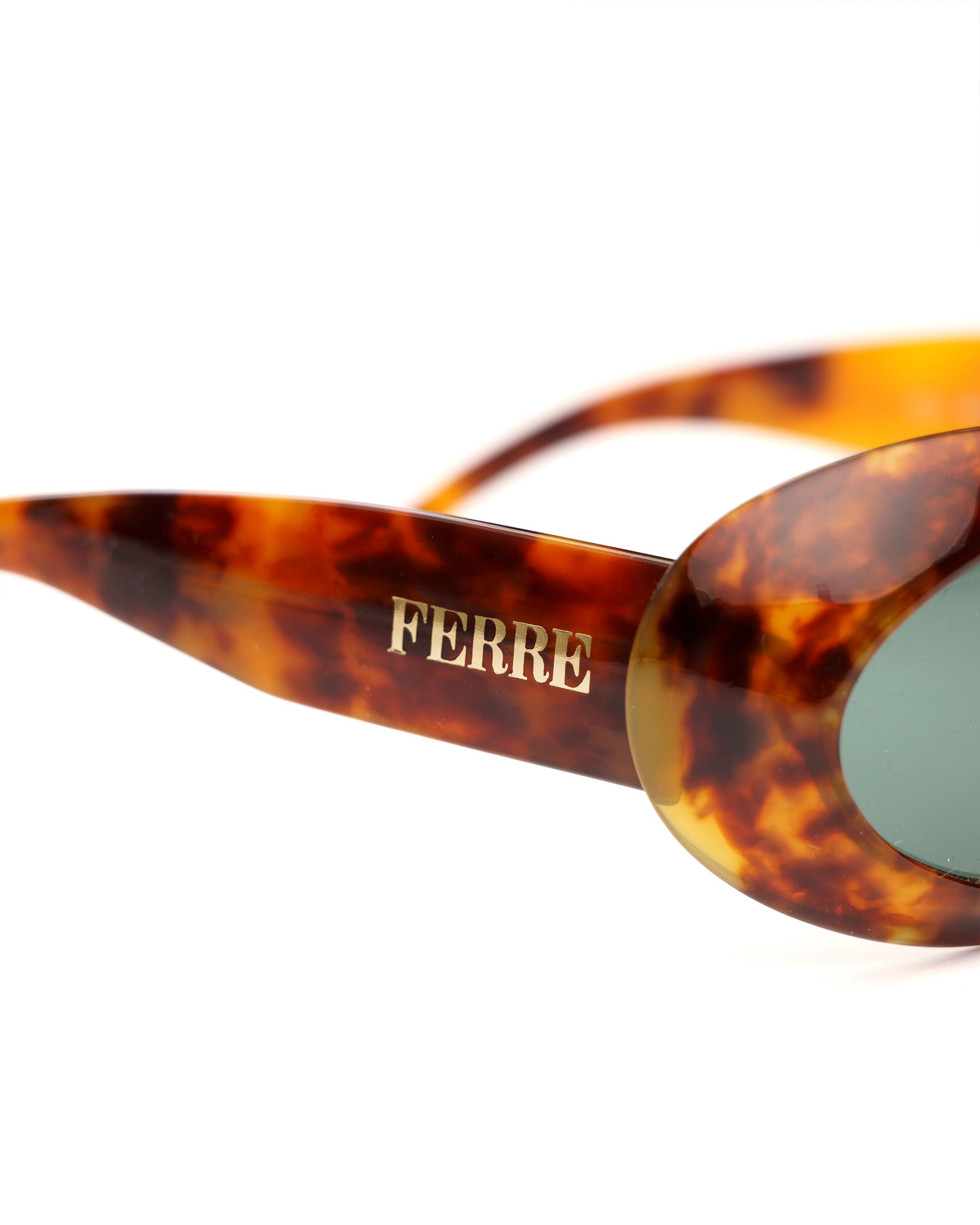 Gianfranco Ferre Gianfranco Ferre '90s Havana Brown & Green Lenses Sunglasses Size ONE SIZE - 2 Thumbnail