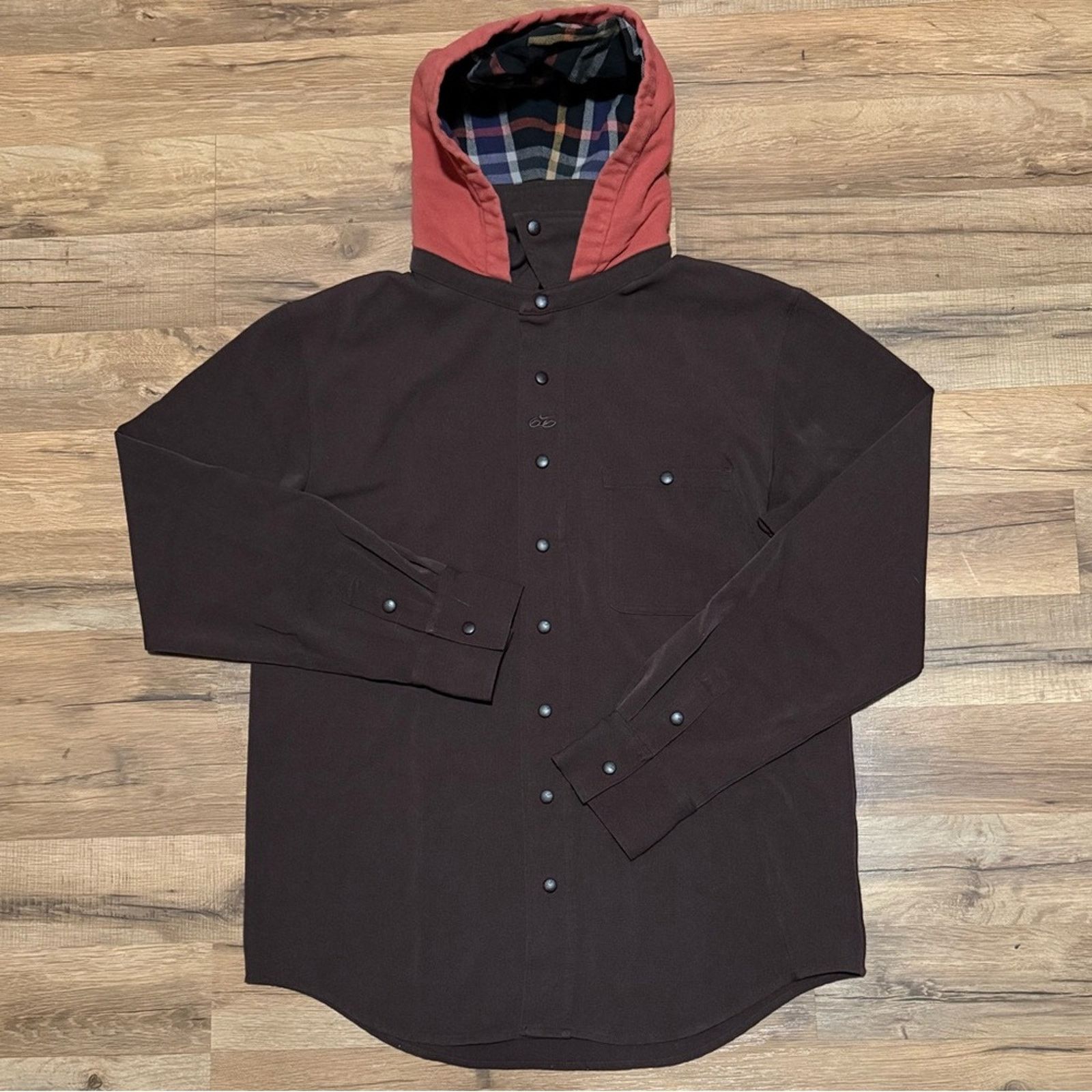 Nike Y2K Nike 6.0 Center Swoosh Button Up Long Sleeve Hoodie Size US M / EU 48-50 / 2 - 1 Thumbnail