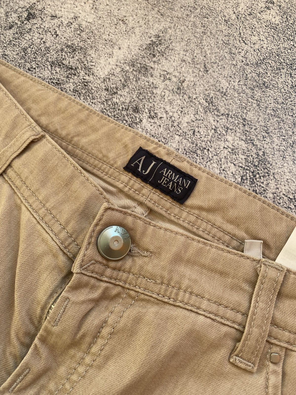 Emporio Armani Vintage Rare Emporio Armani Hype Metal Logo Y2K Jeans Size US 32 / EU 48 - 20 Thumbnail