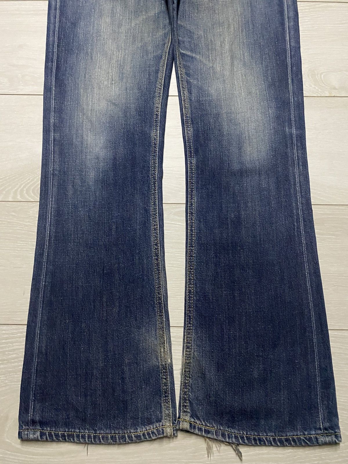 Edwin Vintage Japanese Brand Edwin 512 Blue Wash Flare Jeans Size US 32 / EU 48 - 5 Thumbnail