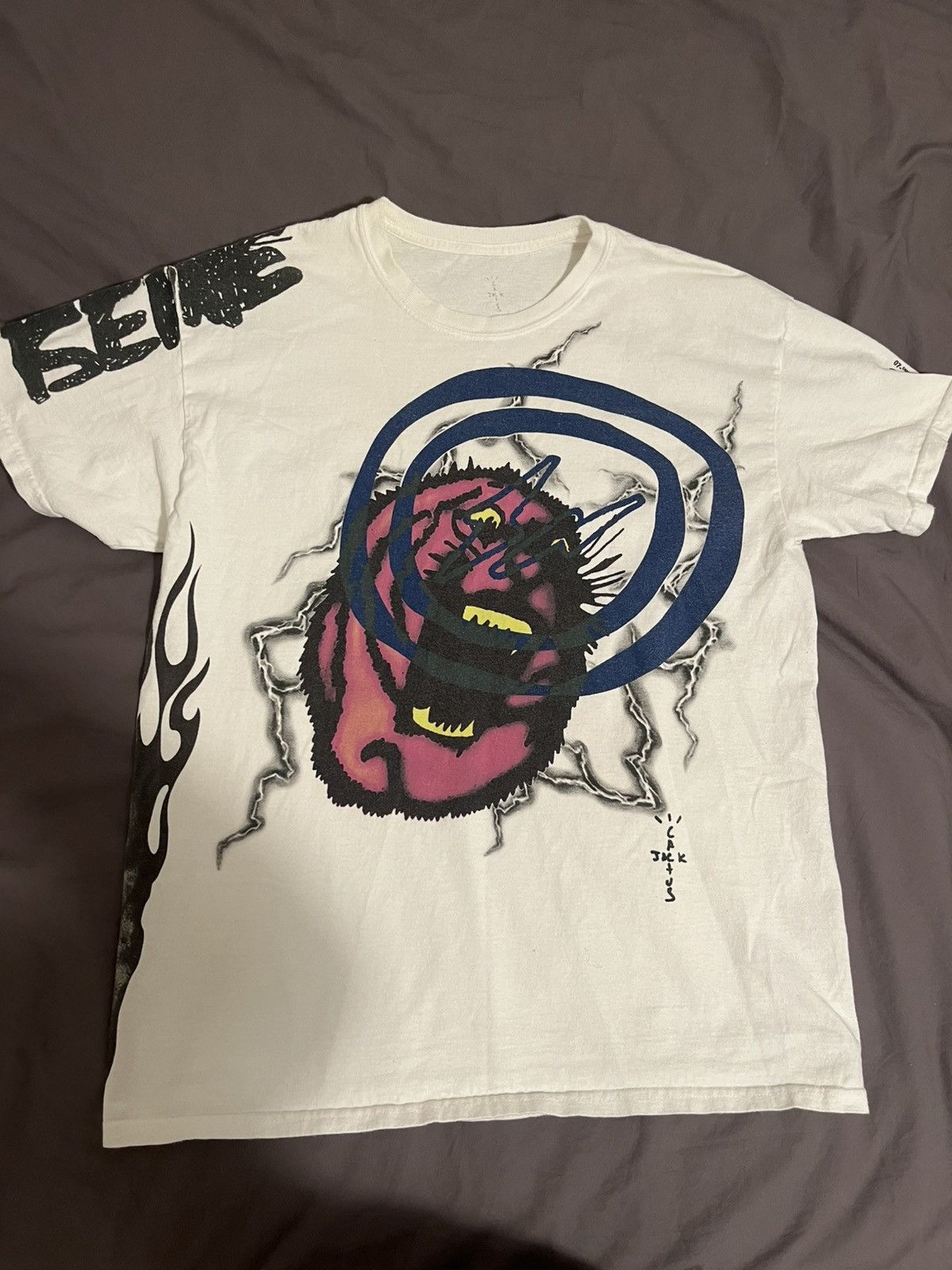 Fragment Design × Kaws × Travis Scott Travis Scott Cactus Jack For Fragment Sunrise Tee Size US M / EU 48-50 / 2 - 1 Thumbnail