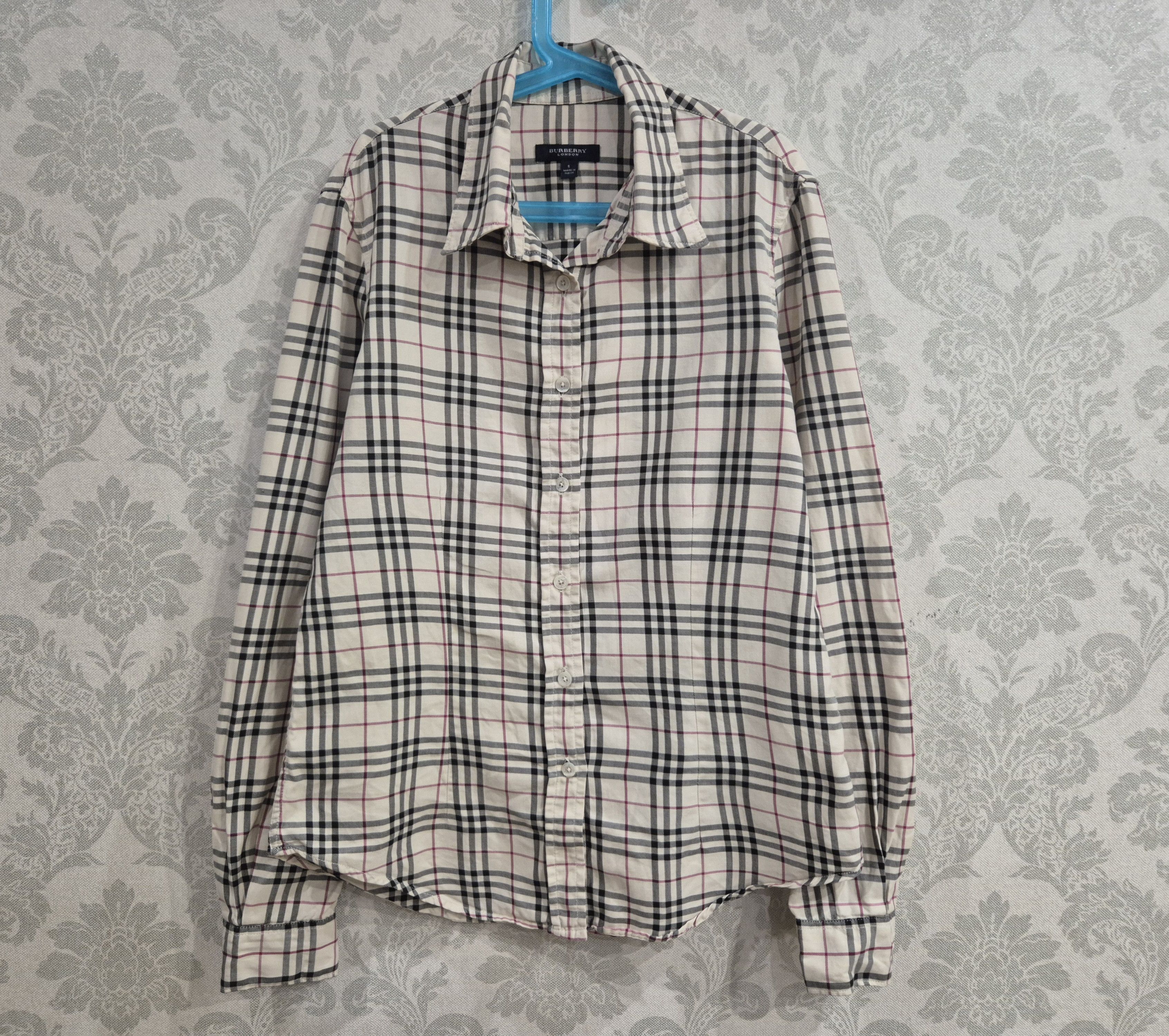 Burberry Vintage Burberry London Nova Check Long Sleeve Shirt Size S / US 4 / IT 40 - 1 Thumbnail