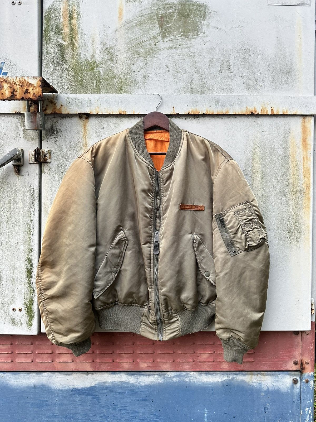 Avirex Vintage Faded MA-1 Avirex VF-117 Privateers Bomber Jacket Size US L / EU 52-54 / 3 - 5 Thumbnail