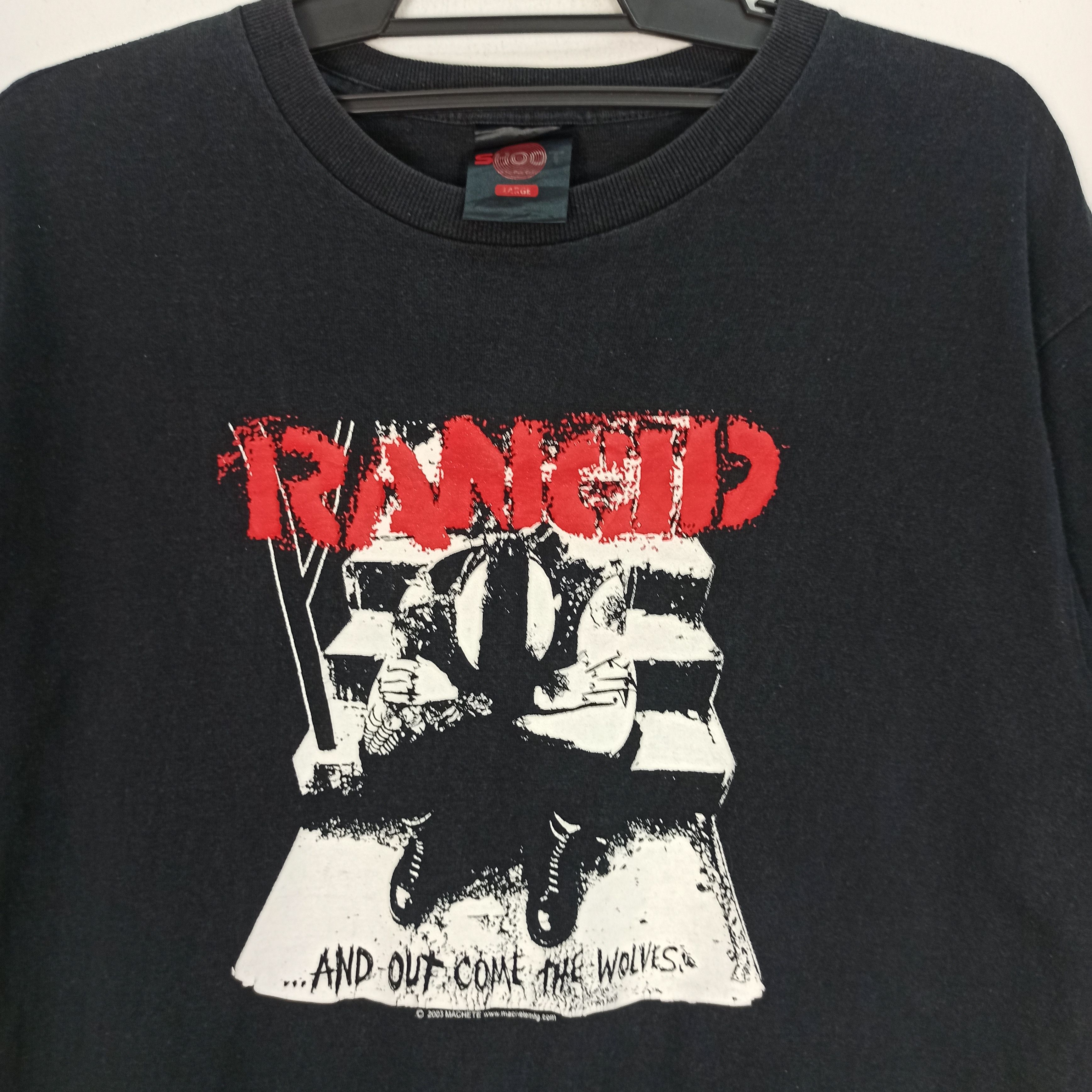 Band Tees Vintage Punk Rock Band RAnCid pROMO Tshirt Size US L / EU 52-54 / 3 - 2 Thumbnail