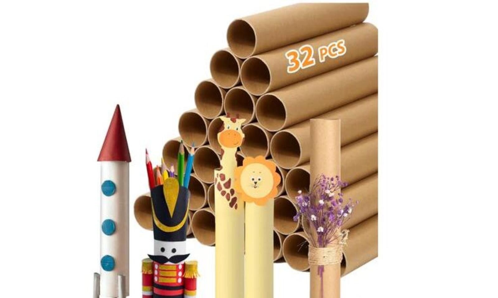 Other Bright Creations Cardboard Tubes - 12 Pack, Brown Size ONE SIZE - 1 Preview