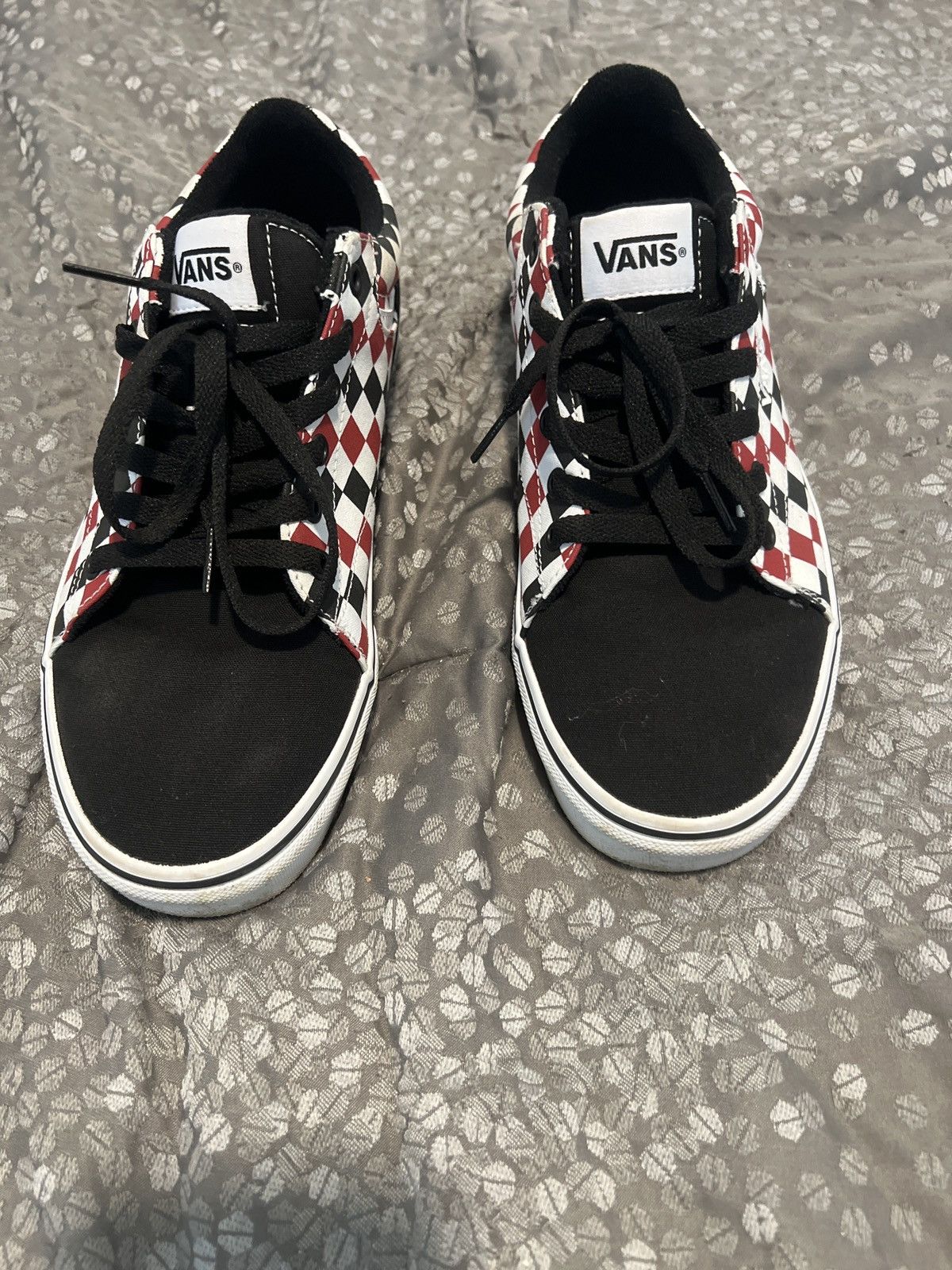 Vans Vans red black and white checkered Size US 10 / EU 43 - 5 Thumbnail