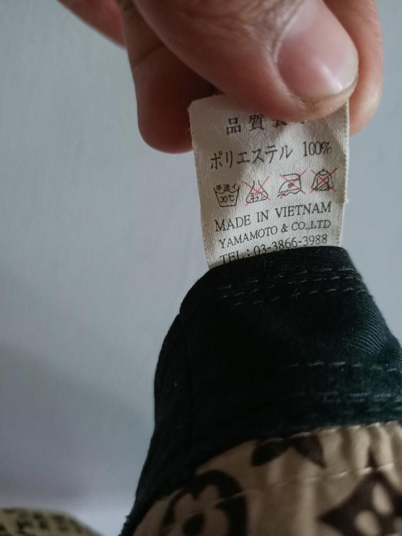 Japanese Brand Yamamoto bucket hat (LV monogram inspired) Size ONE SIZE - 6 Thumbnail