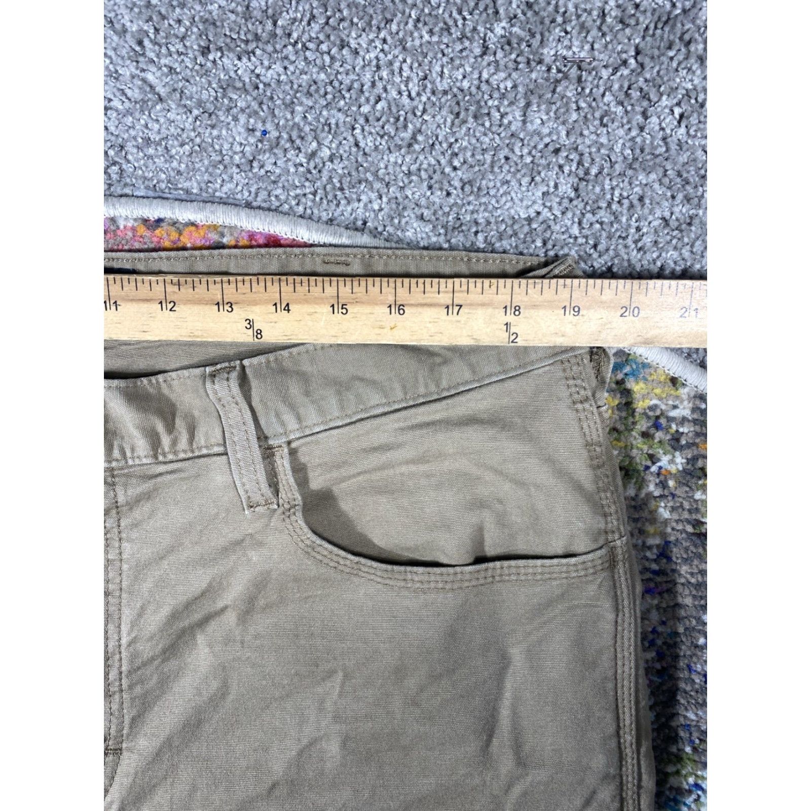 Ariat Ariat Pants Mens 38x30 Tan Brown Rebar M4 Relaxed Canvas Straight Leg Workwear Size US 38 / EU 54 - 7 Thumbnail
