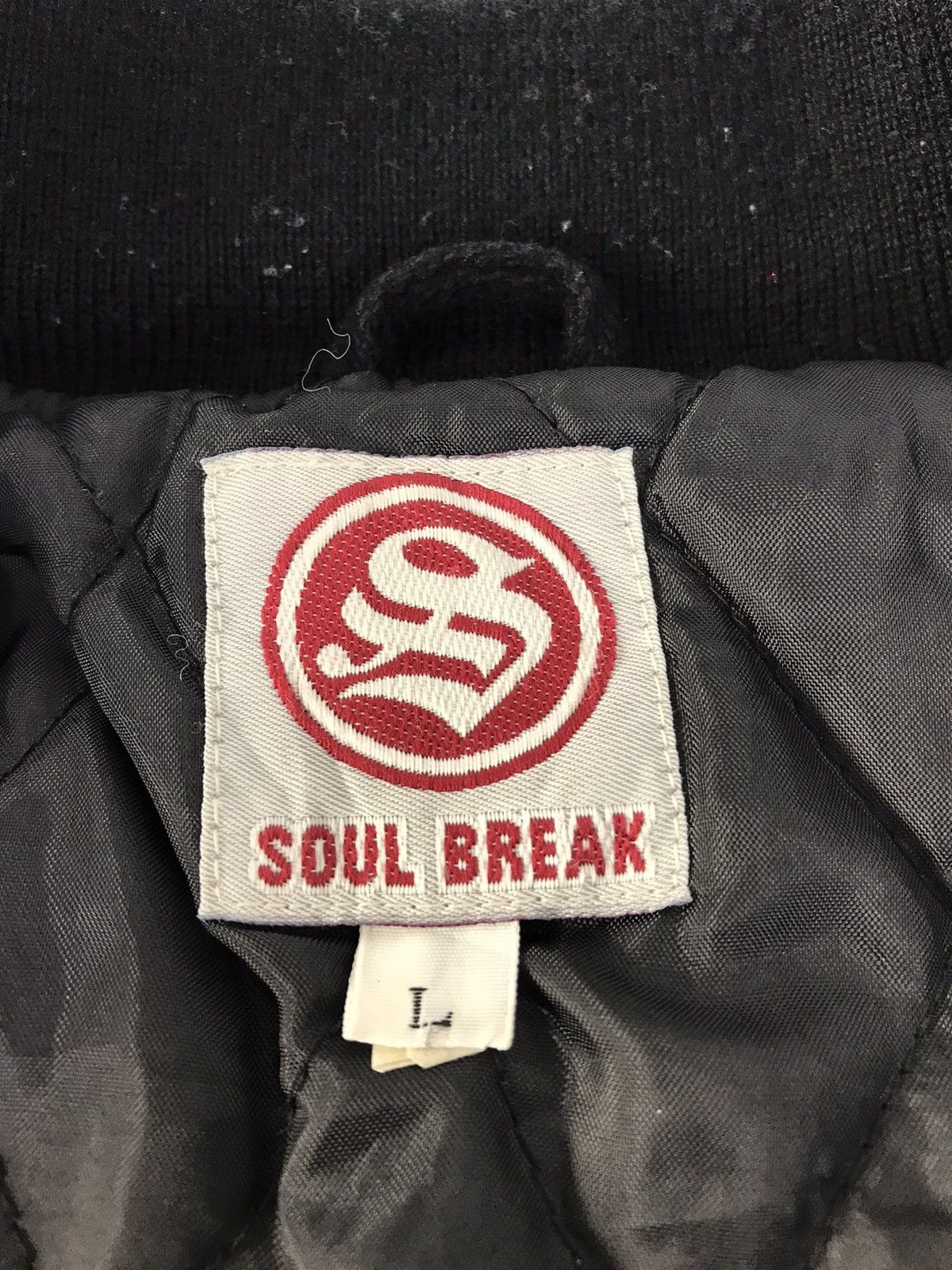 Japanese Brand Vtg Soul Break Street 54 Varsity Jacket Wool Snap Button Up Size US L / EU 52-54 / 3 - 9 Thumbnail