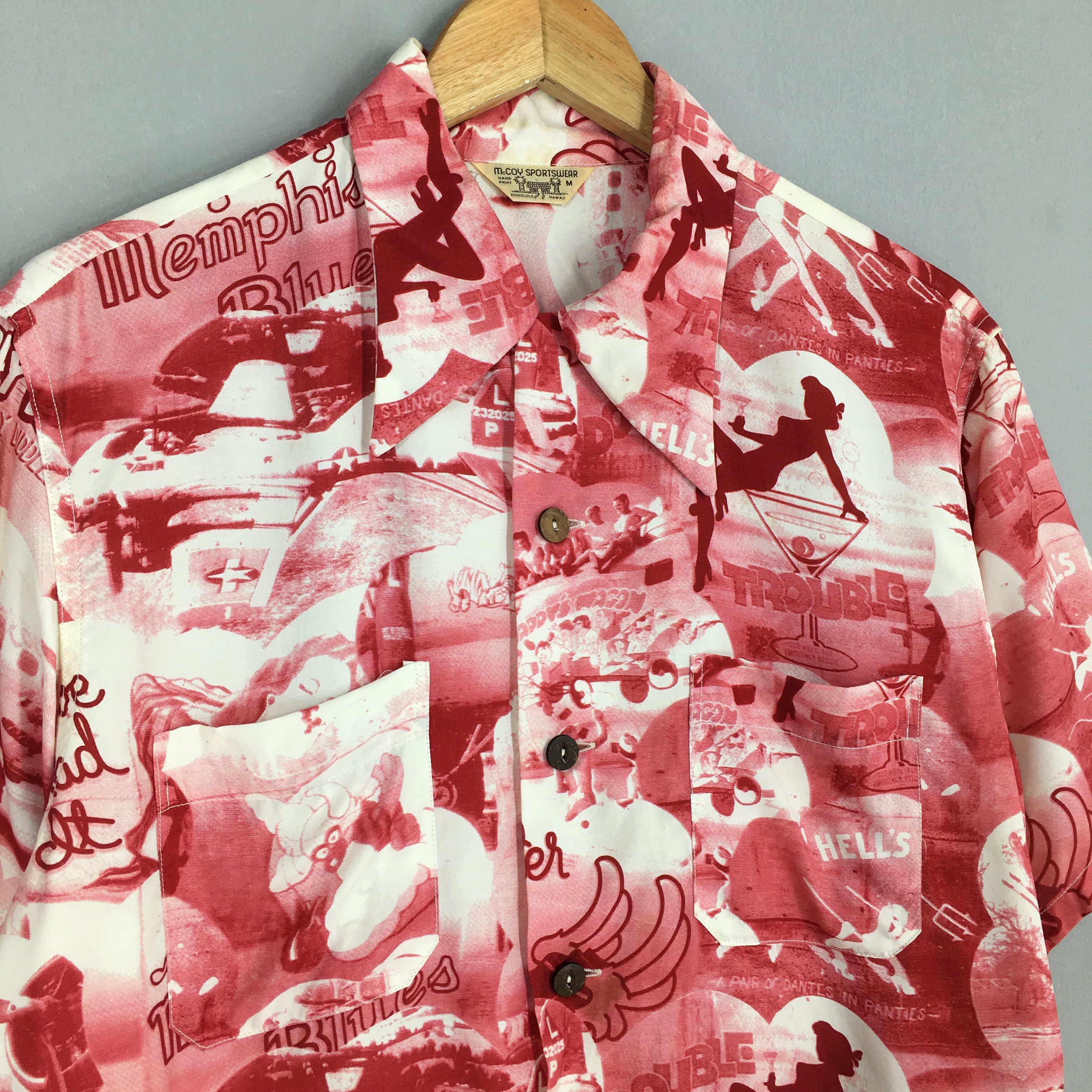 The Real McCoy's Vintage Real Mccoys Japan Hawaii Rayon Shirt Medium Size US M / EU 48-50 / 2 - 3 Thumbnail