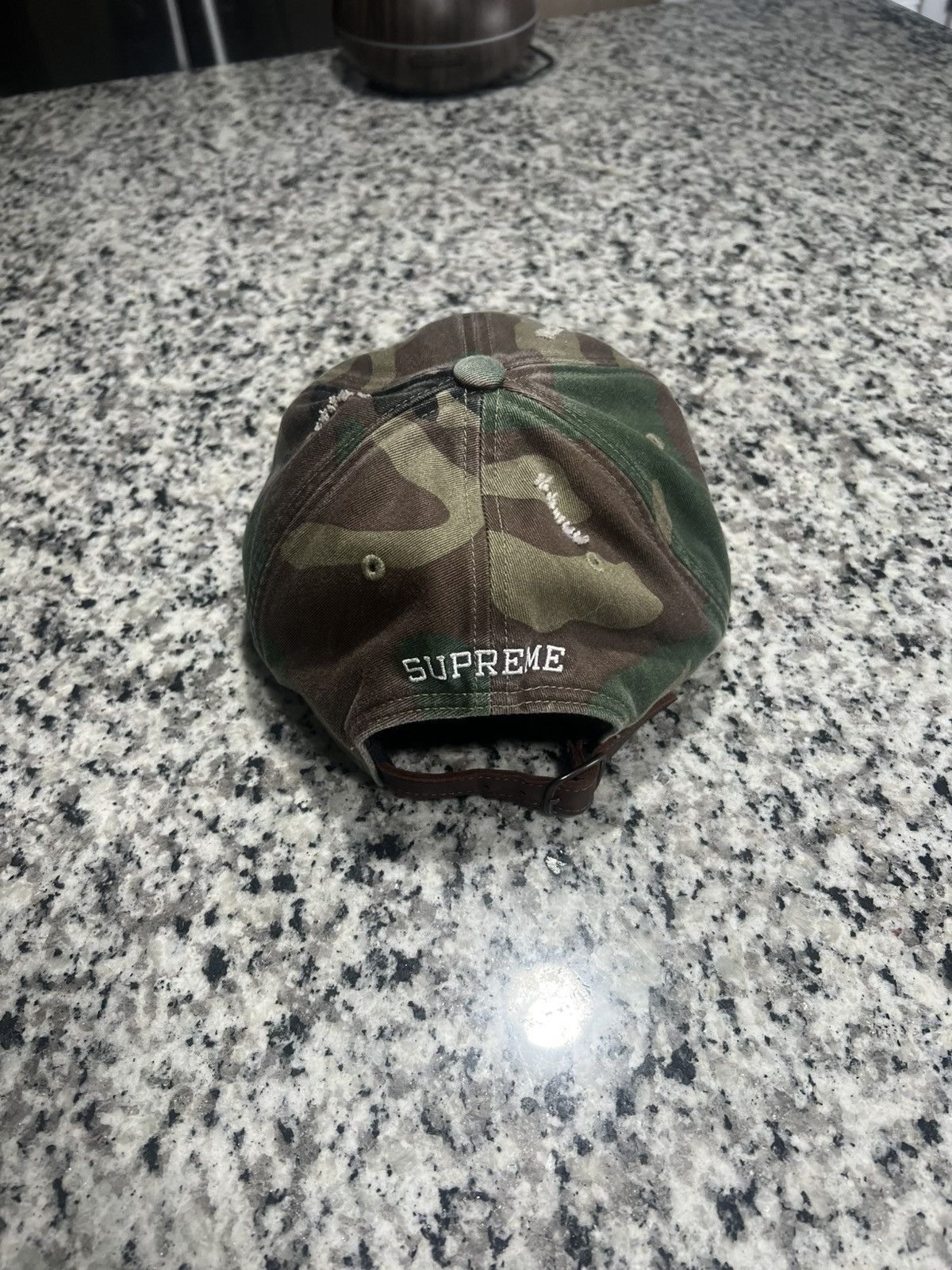 Supreme Supreme Distressed Script 6-Panel Size ONE SIZE - 4 Thumbnail