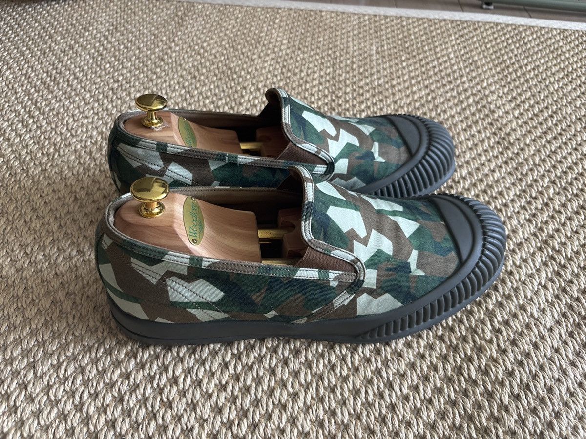 Prada Prada slip on shoes printed canvas 4D2971 9 Size US 10.5 / EU 43-44 - 3 Thumbnail