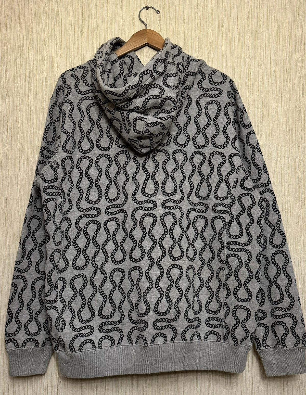Supreme Rare Vintage supreme 90s 00s chain fullprint hoodie Size US M / EU 48-50 / 2 - 2 Thumbnail