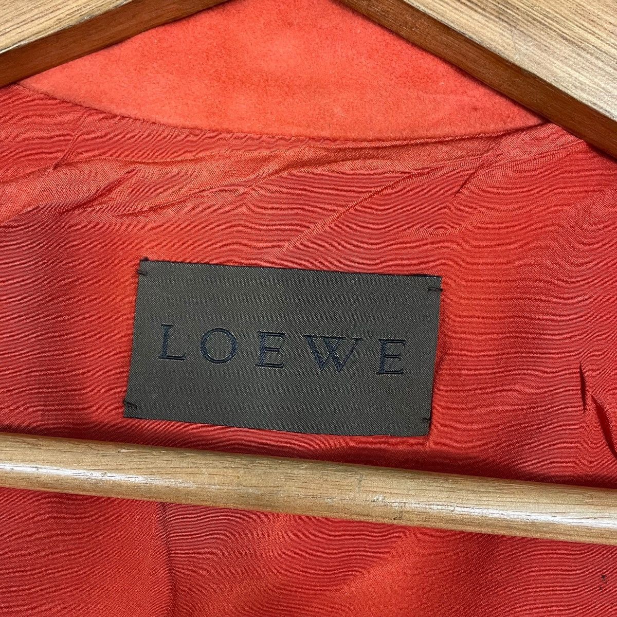 Loewe Loewe Orange Leather Jacket Size S / US 4 / IT 40 - 15 Thumbnail