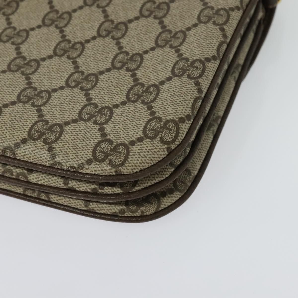 Gucci GUCCI GG Supreme Shoulder Bag Pvc Beige Gold 004 256 004 256 Size ONE SIZE - 13 Thumbnail