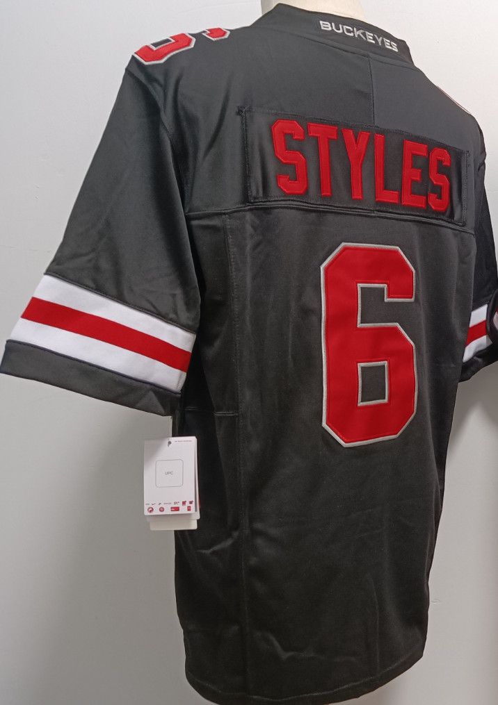 Other Men's Ohio State Buckeyes #6 Sonny Styles Black Jersey Size US S / EU 44-46 / 1 - 3 Thumbnail