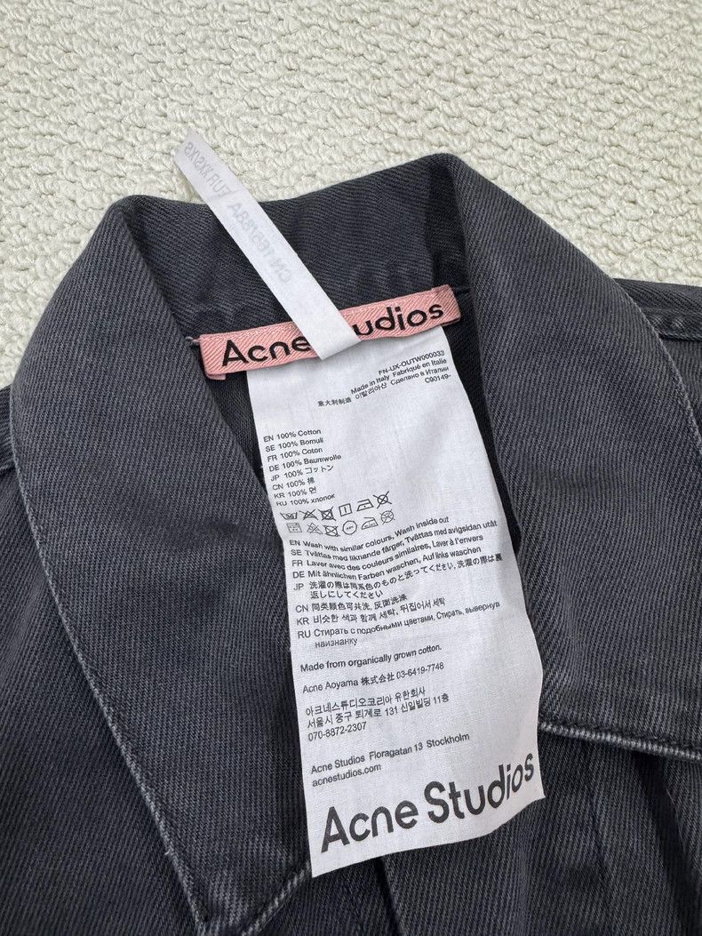 Acne Studios Acne studios Black denim jacket 2502-Nextarrow Size US XS / EU 42 / 0 - 9 Thumbnail