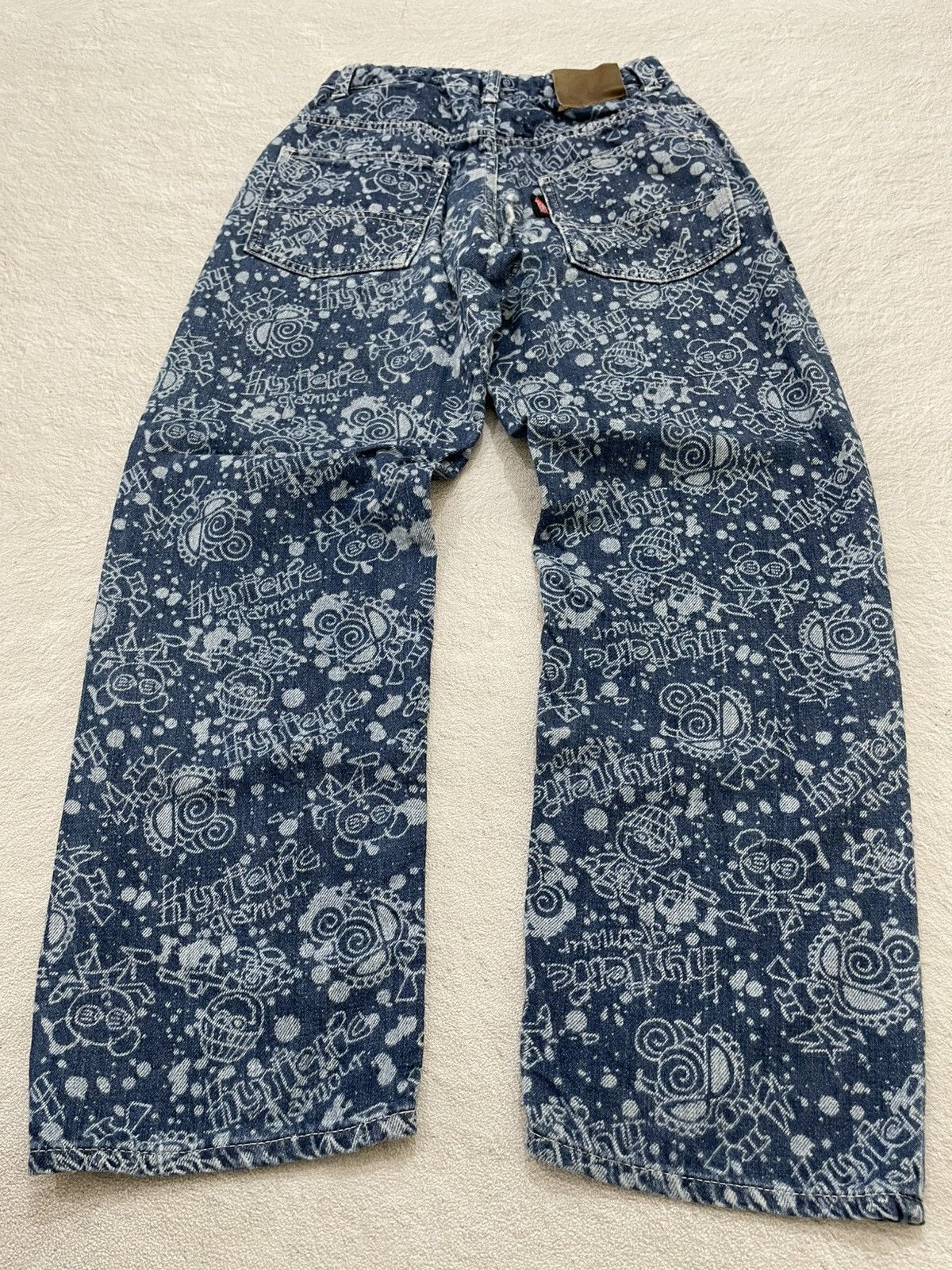 Hysteric Glamour Hystreric Glamour Logo All Over Printed Denim Y2K style Size 24" / US 00 / IT 34 - 2 Thumbnail