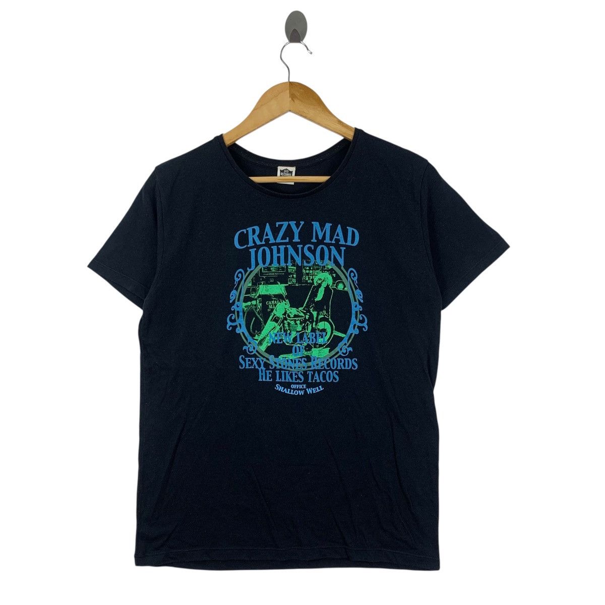 Japanese Brand SEXY STONES RECORDS Crazy Mad Johnson Japan Band Tshirt Size US S / EU 44-46 / 1 - 1 Thumbnail