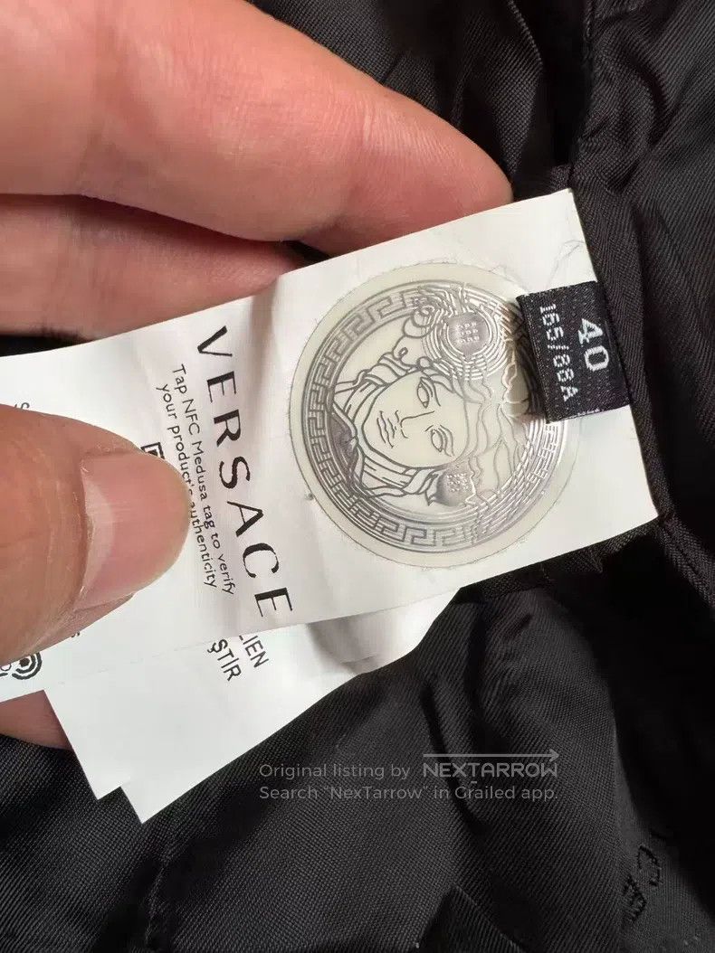 Versace Versace Blue printed chain jacket Size US M / EU 48-50 / 2 - 3 Thumbnail