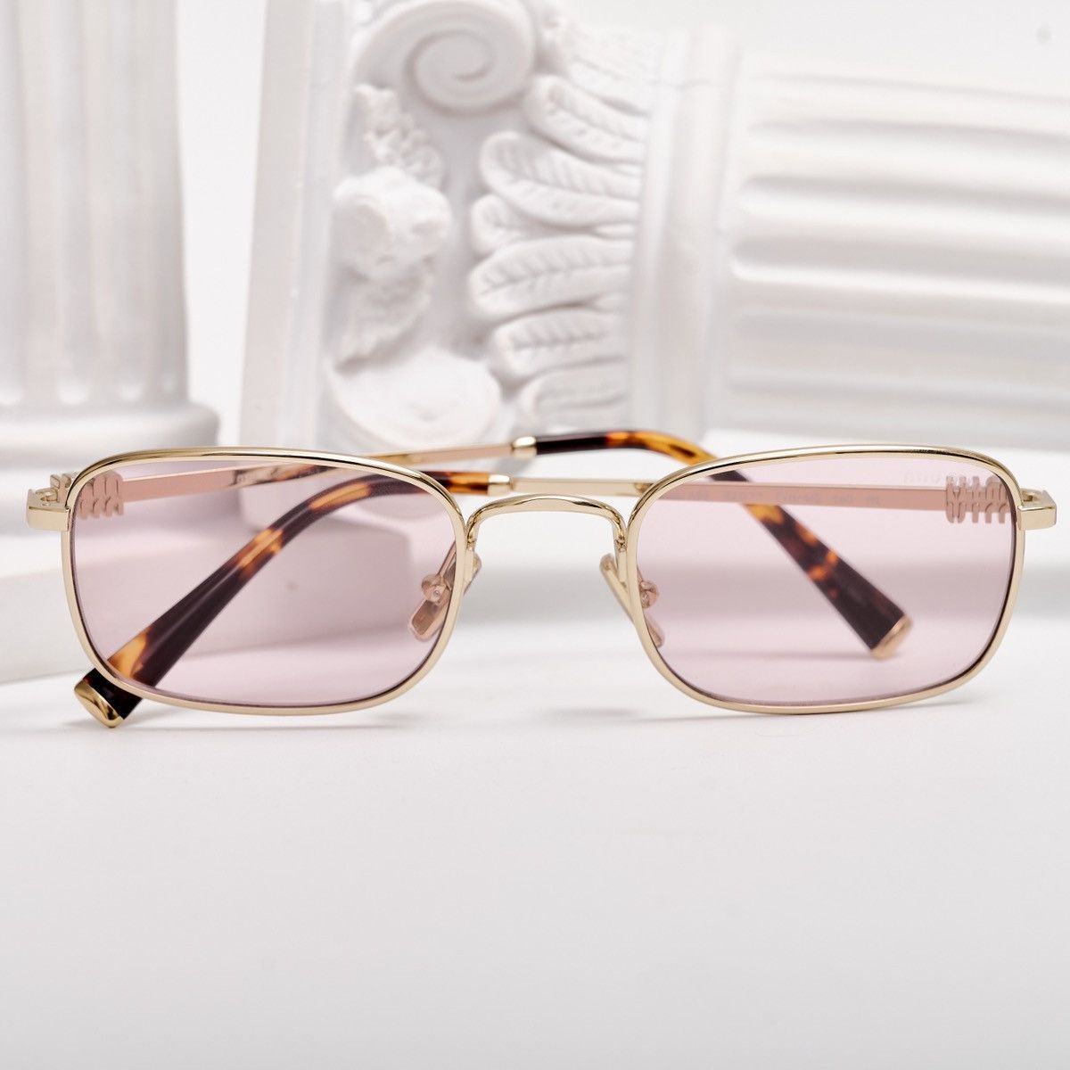 Miu Miu MIU MIU 0MU A53S ZVN4I0 SUNGLASSES Size ONE SIZE - 6 Thumbnail
