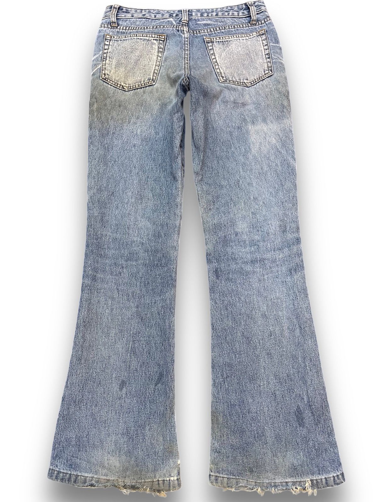 Japanese Brand × Vintage Vintage Japanese Brand Flare Distressed Denim Size US 29 - 6 Thumbnail