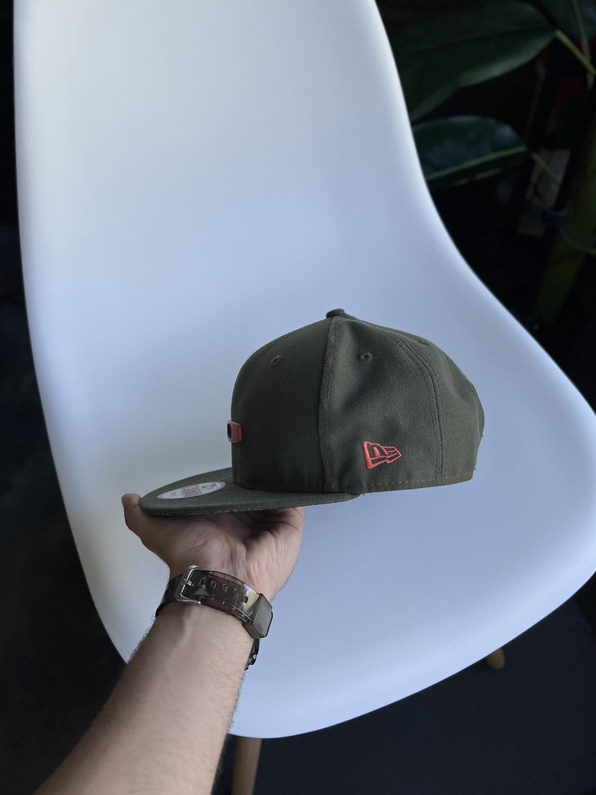 New Era × Oakley Oakley x New Era 9Fifty Snapback Hat Khaki Red 3D Logo Size ONE SIZE - 9 Thumbnail