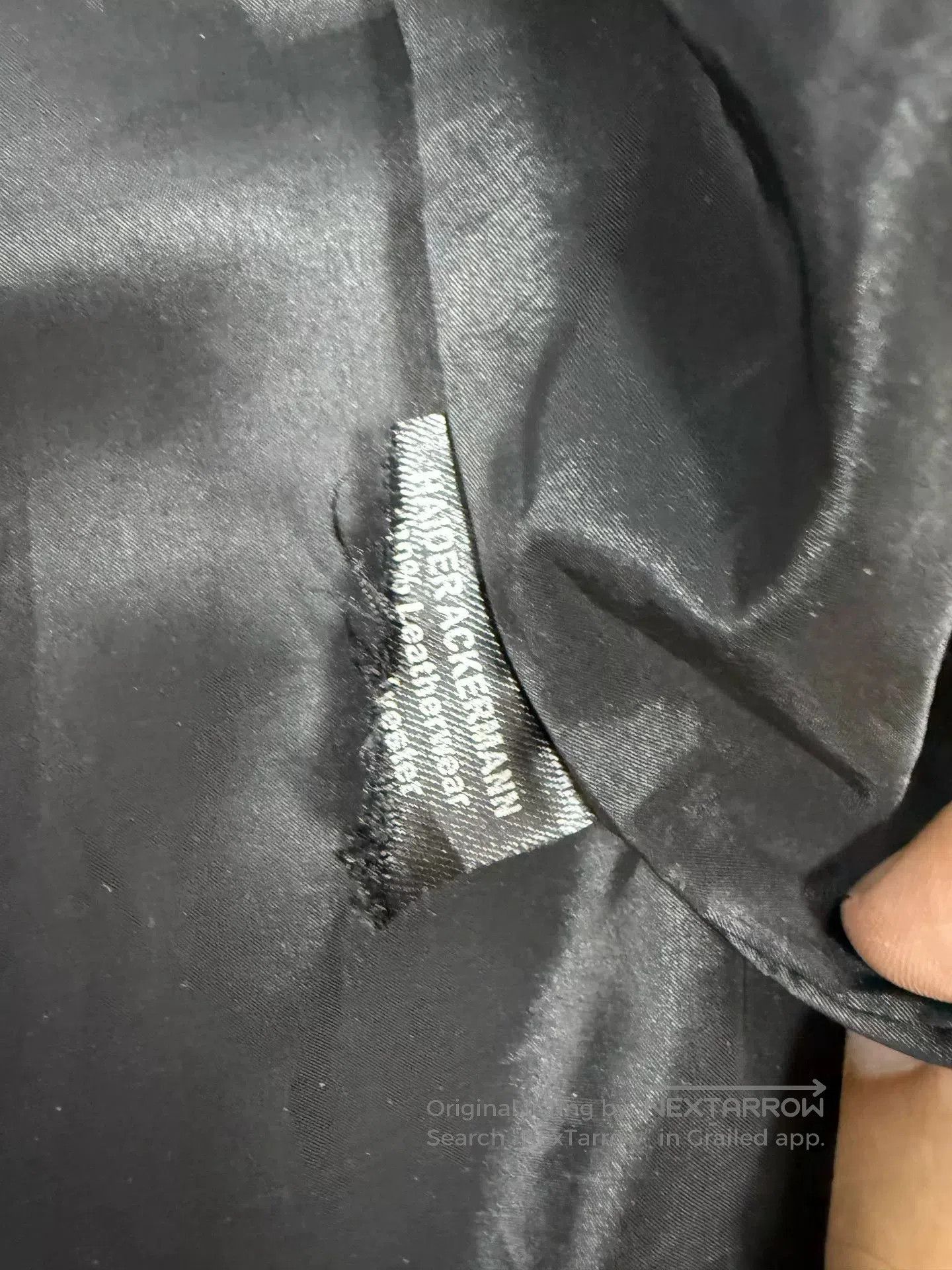 Haider Ackermann Haider Ackermann Leather Jacket Size M. Size US M / EU 48-50 / 2 - 5 Thumbnail