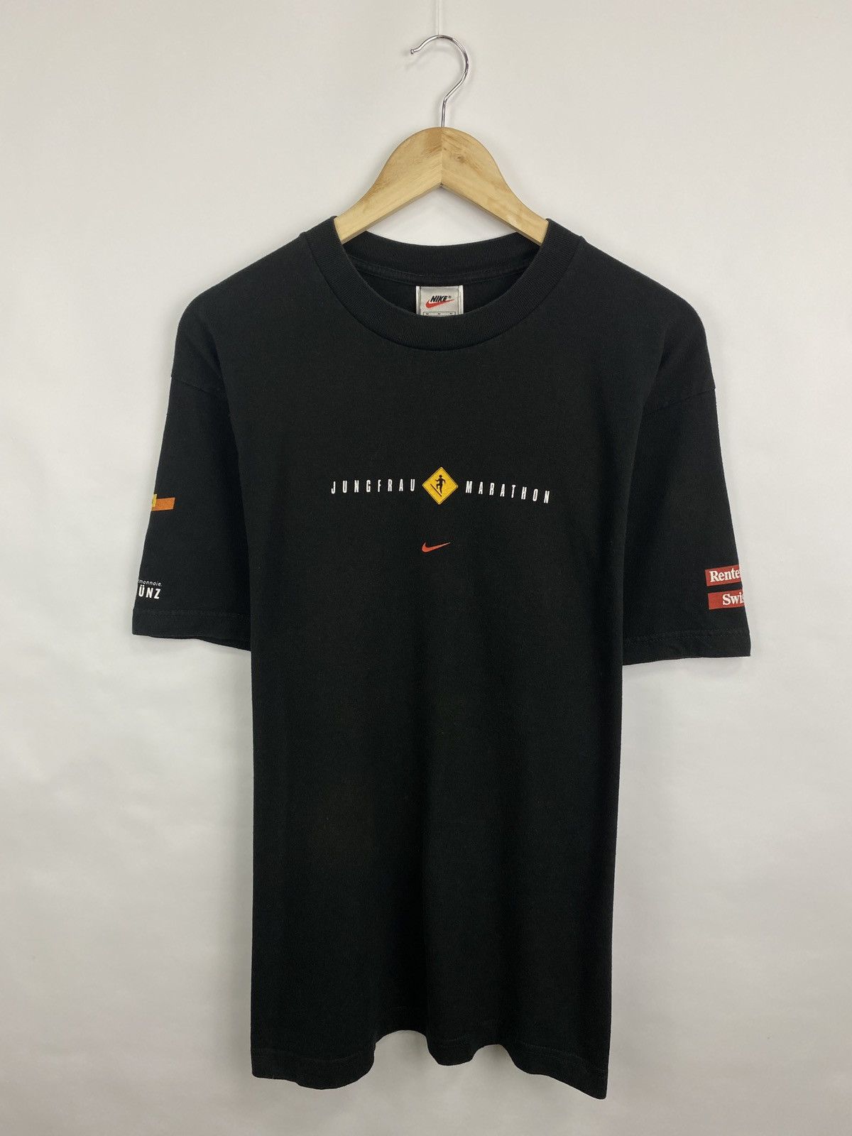 Nike 🇨🇭Vintage 1998 Nike Jungfrau Marathon T-shirt Rare Retro Hype Size US M / EU 48-50 / 2 - 4 Thumbnail