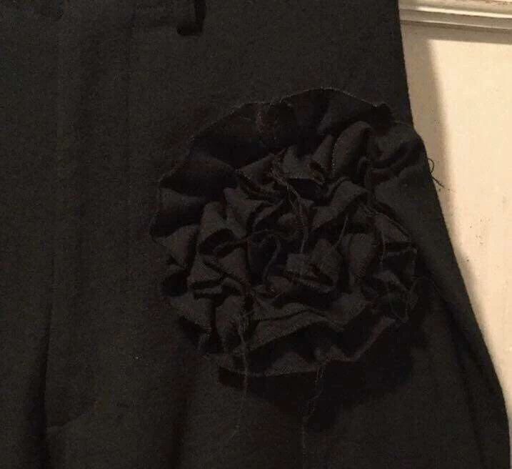 Comme des Garcons Comme Des Garcons size M Floral Wool Wide Leg Pants Size 24" / US 00 / IT 34 - 3 Thumbnail