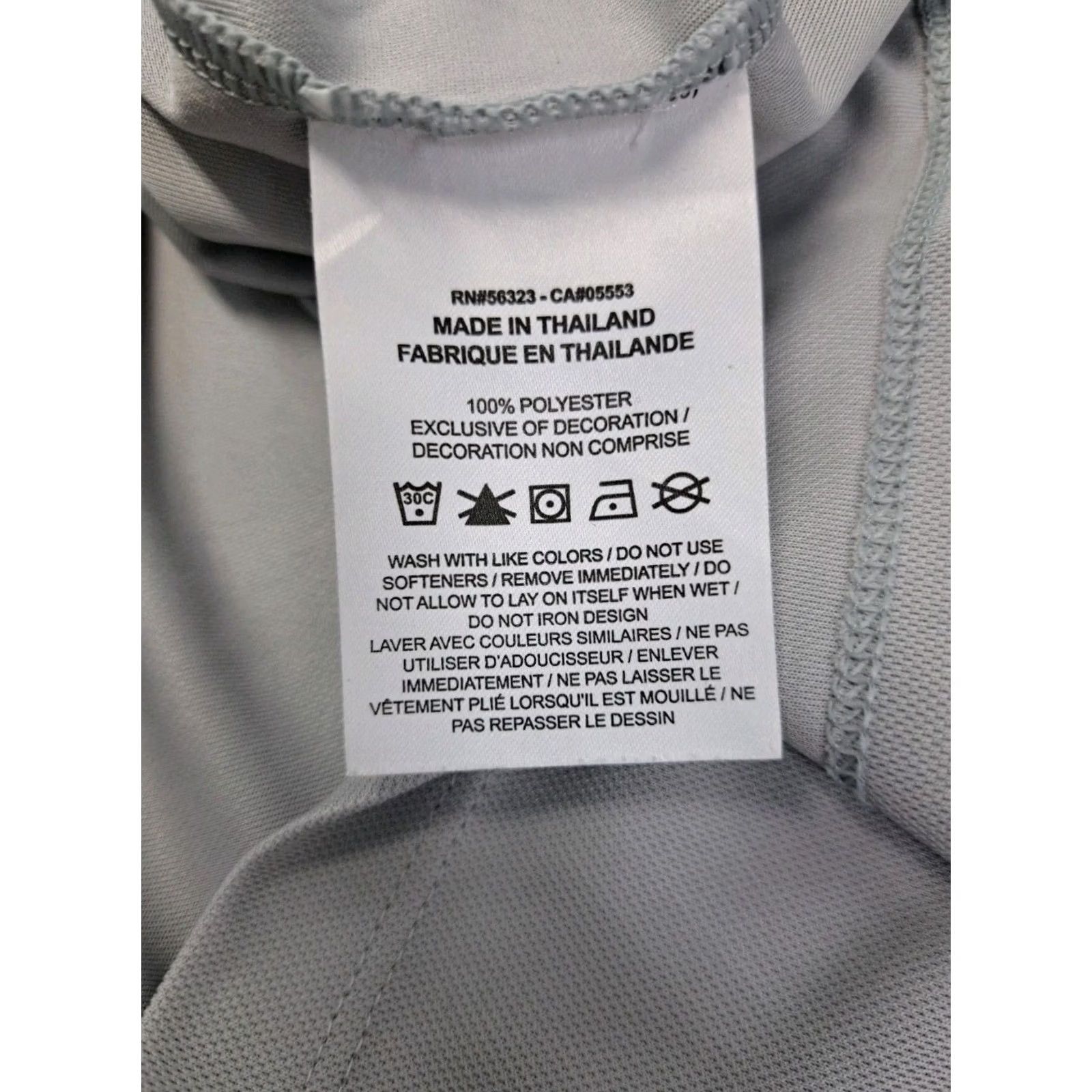 Nike Nike Dri-Fit Shirt Baseball Style Jersey Grey Large Men Short Sleeve Two Button Up Size US L / EU 52-54 / 3 - 7 Thumbnail