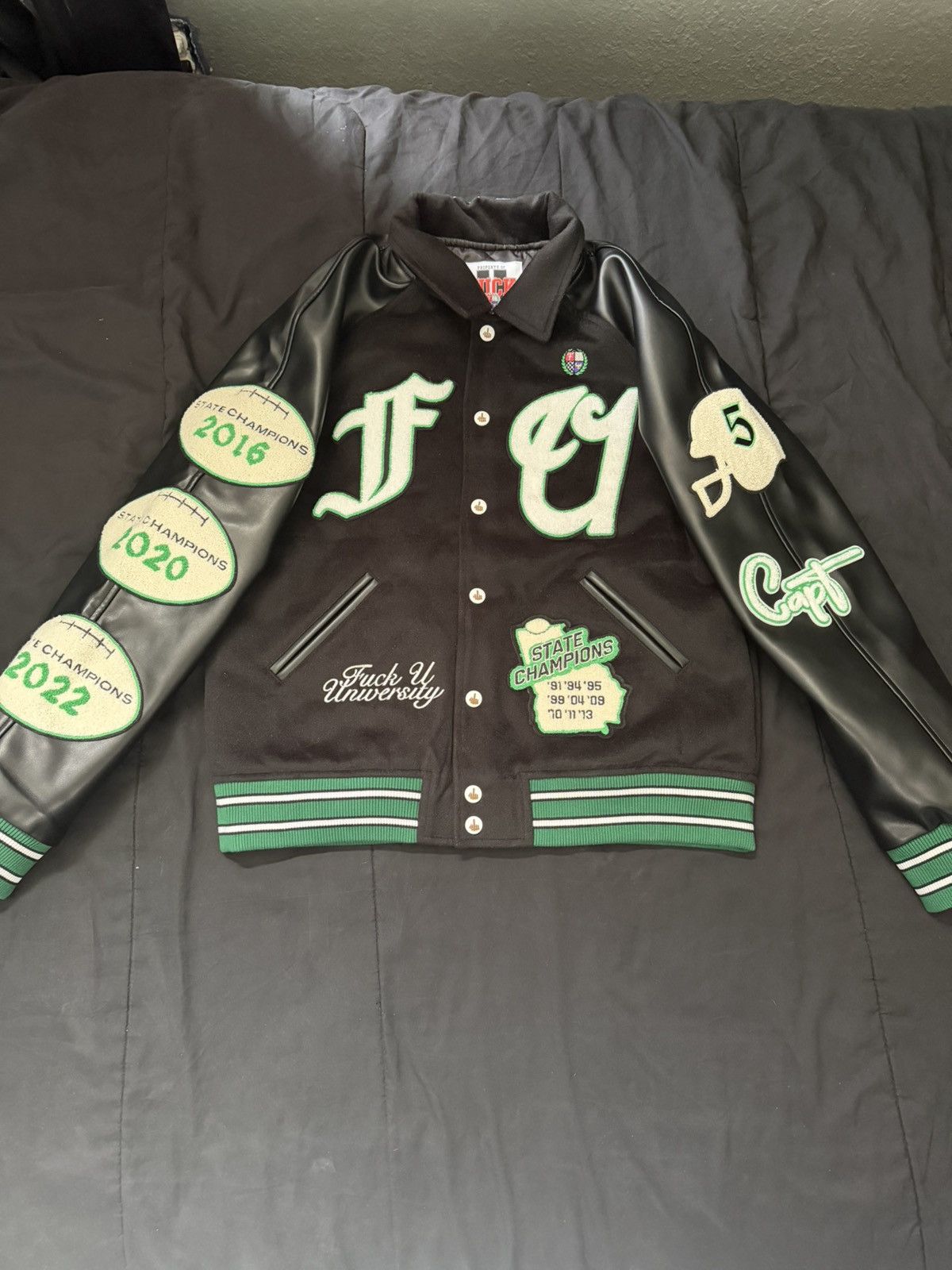Other Fuck U University Letterman Jacket Size US XL / EU 56 / 4 - 2 Thumbnail