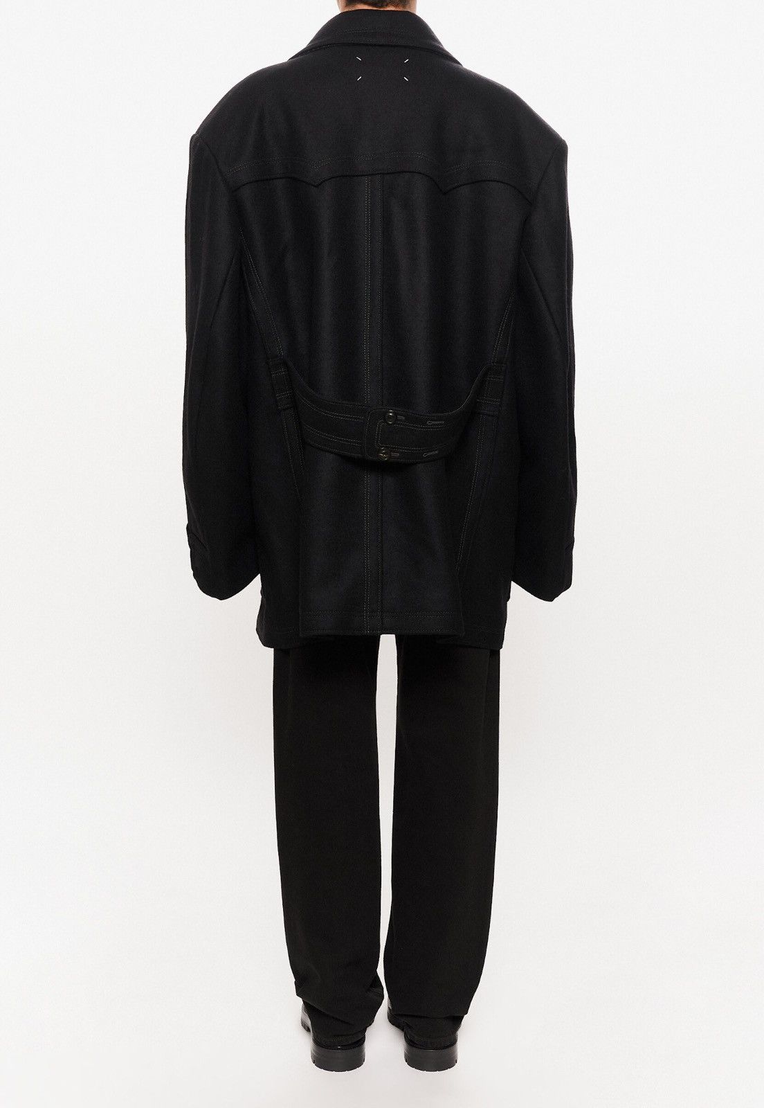 Maison Margiela Last Size Maison Margiela Double-Breasted Oversized Coat Size US S / EU 44-46 / 1 - 2 Thumbnail