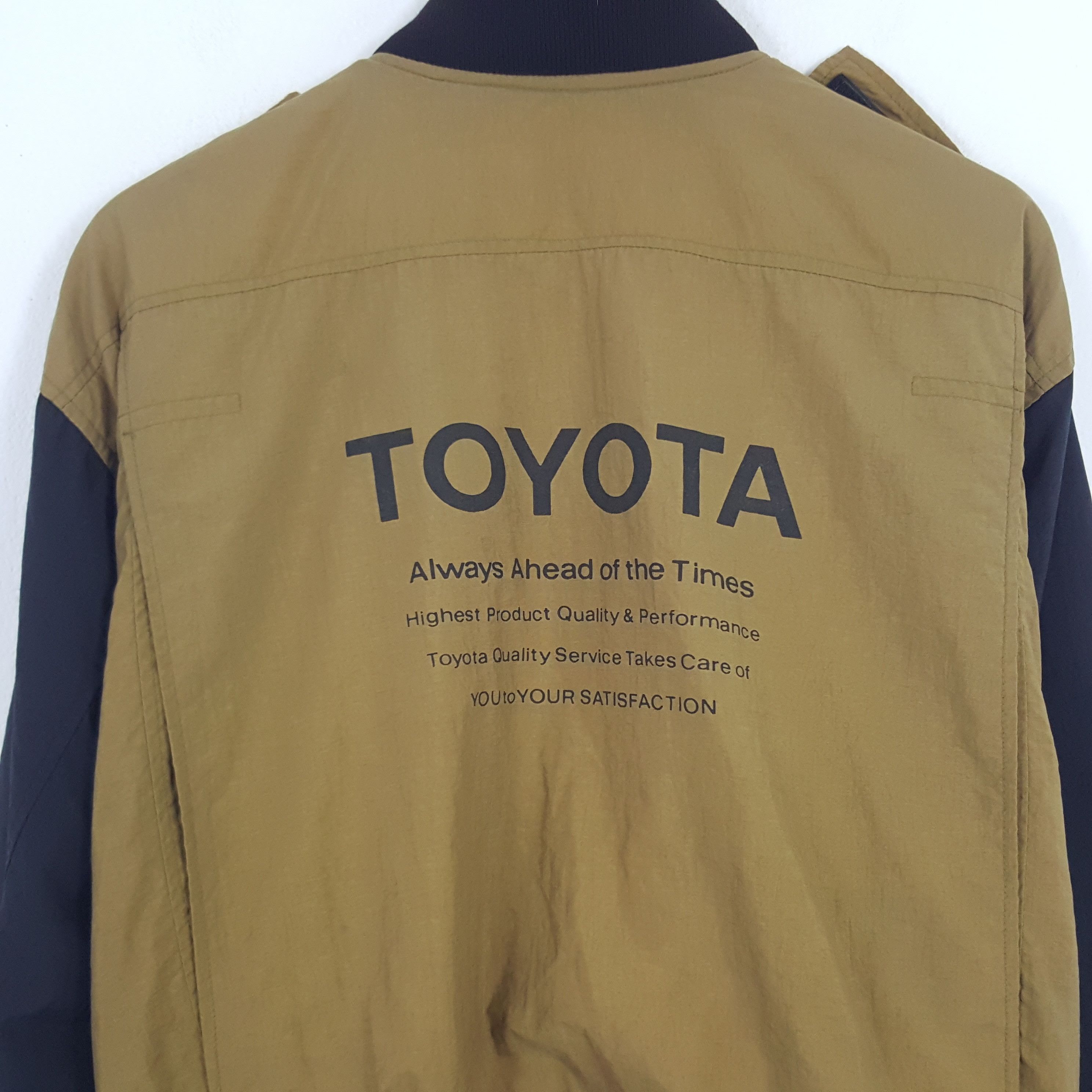 Vintage Vintage Toyota Tecno Racing Bomber Jacket Size US M / EU 48-50 / 2 - 2 Thumbnail