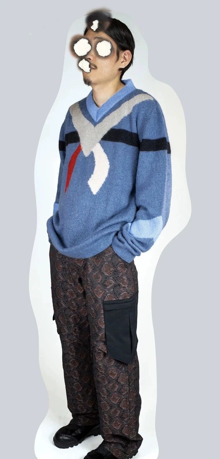 Kiko Kostadinov Kiko Kostadinov 20fw Nolan Jumper Sweater 00092020 Blue Lah Size US XS / EU 42 / 0 - 7 Thumbnail