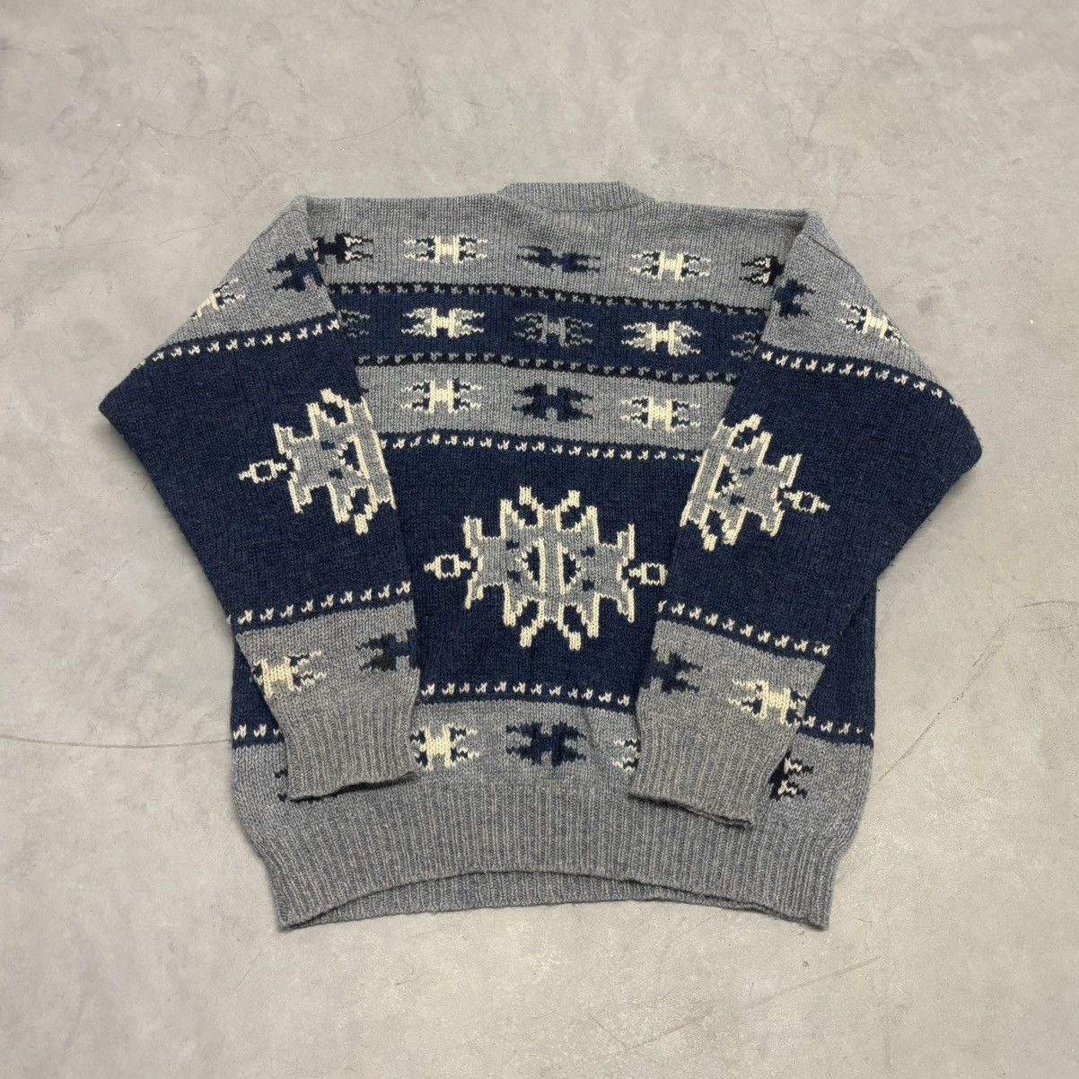 Vintage × Woolrich Woolen Mills Vintage 90s Woolrich Wool Knit Winter Sweater Size US L / EU 52-54 / 3 - 5 Thumbnail