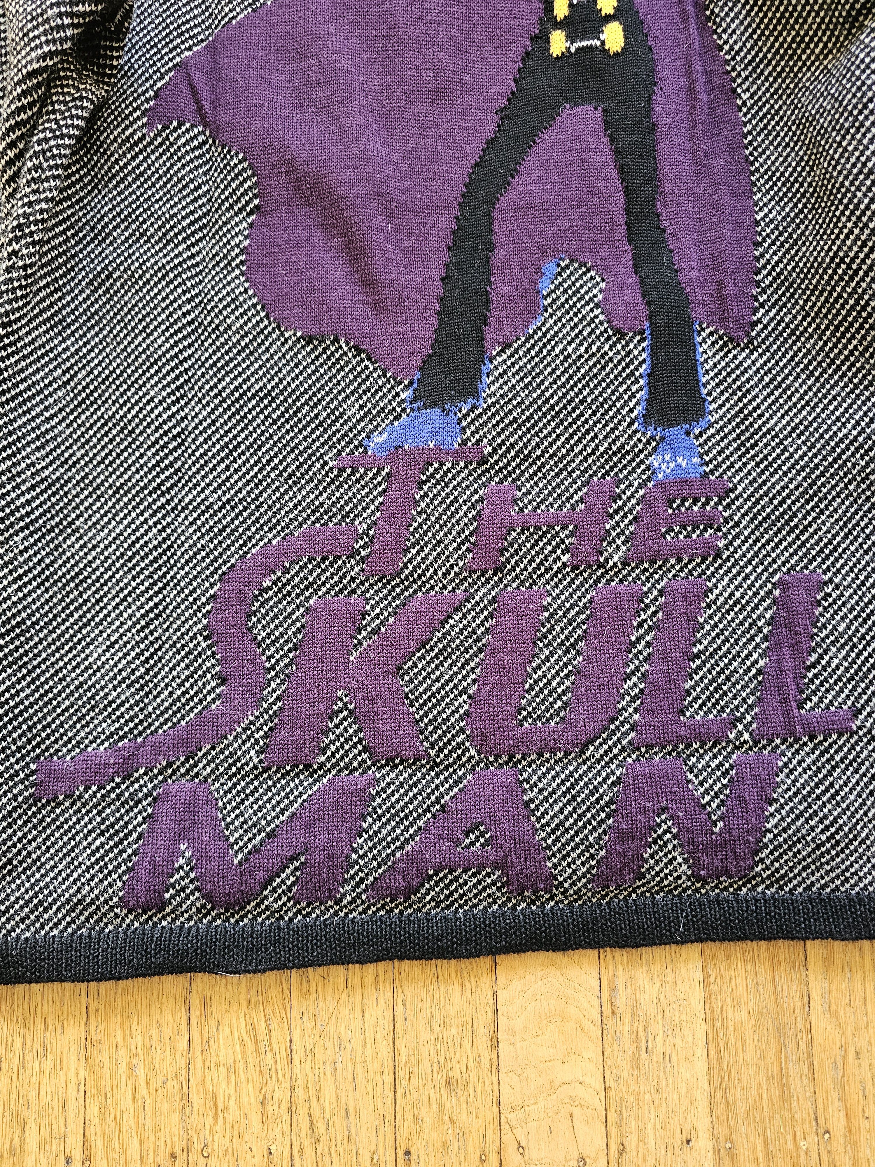 Yohji Yamamoto Shotaro Ishinomori "The Skull Man" Anime Knit Size US L / EU 52-54 / 3 - 10 Thumbnail