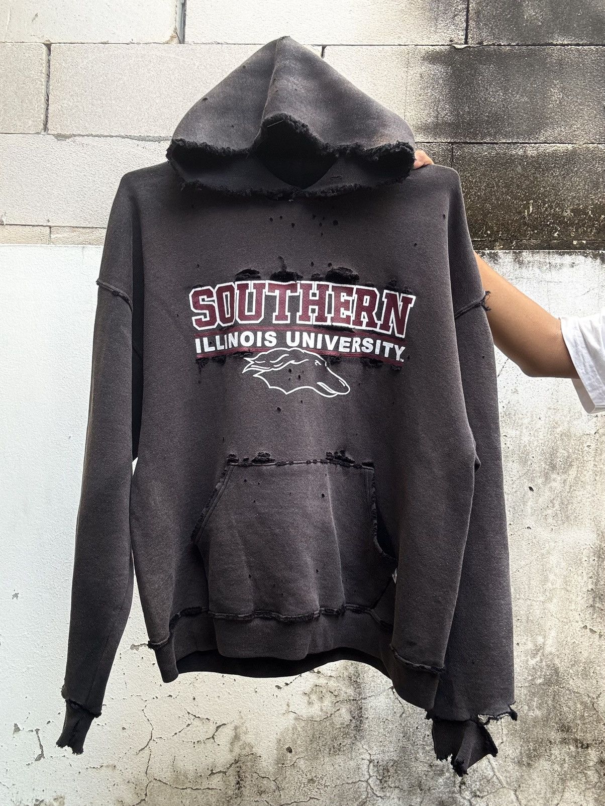 Vintage Faded Distressed Thrashed SOUTHERN Hoodie ERD Grunge Size US L / EU 52-54 / 3 - 1 Thumbnail