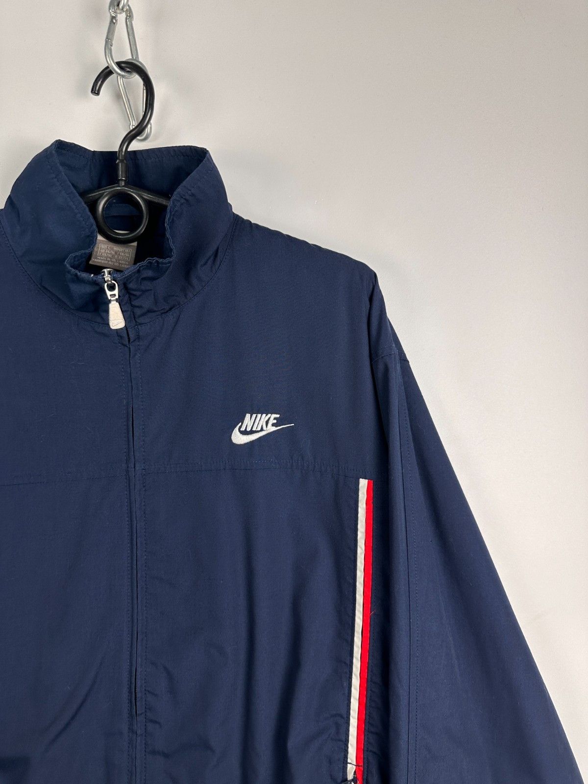 Nike 1971 Vintage USA Retro Nike Track Jacket Navy Mens Size L Size US L / EU 52-54 / 3 - 4 Thumbnail