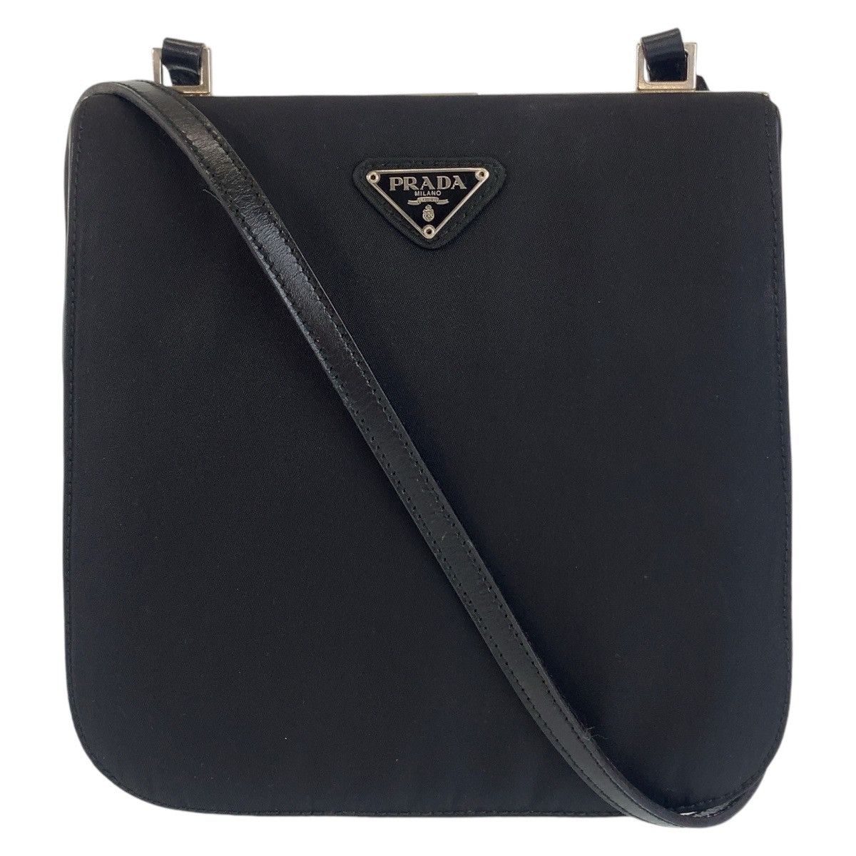 Prada Prada Tessuto Nylon Shoulder Bag Others Crossbody Bag in Black, Women's