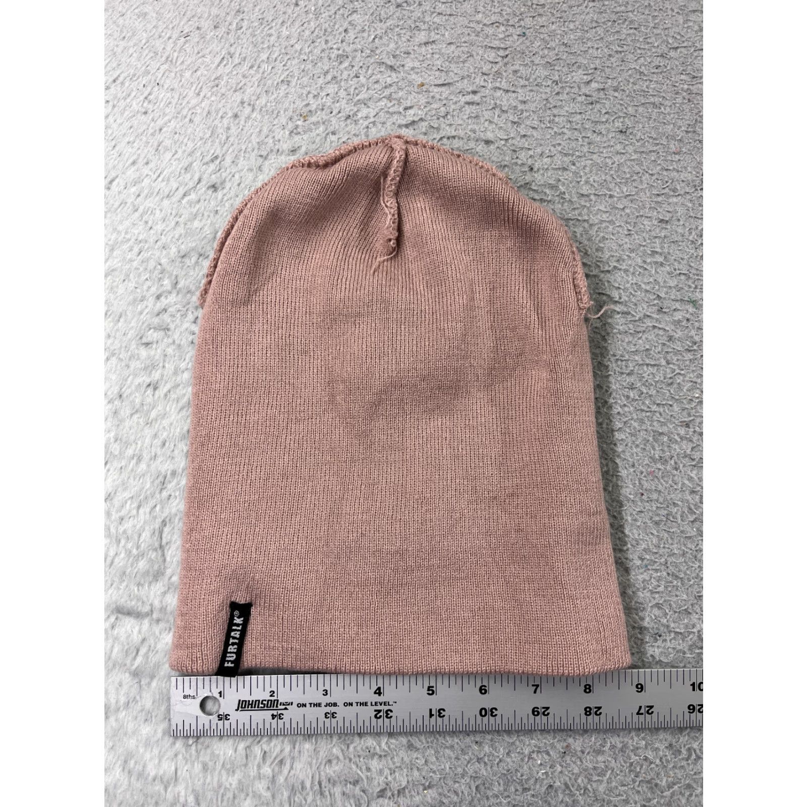 Pinko Furtalk Beanie Hats One Size Pink Knit 100% Acrylic Wool Ski Womens Beanie Mens? Size ONE SIZE - 4 Thumbnail