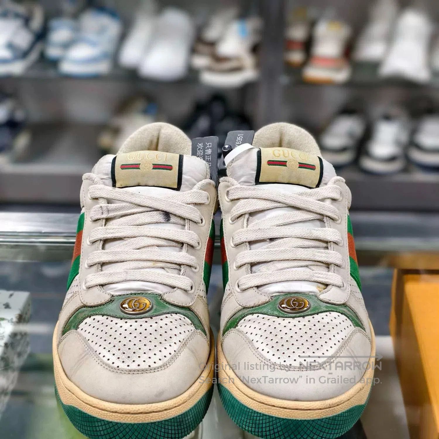 Gucci gucci distressed sneakers size 8 for men. Size US 10 / EU 43 - 1 Thumbnail