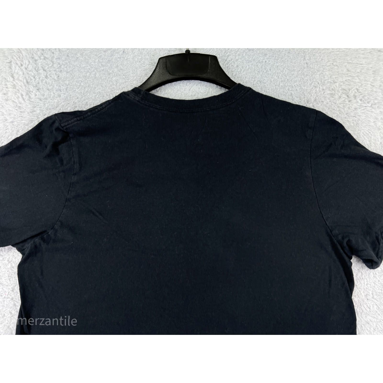Adidas Adidas Shirt Mens Large Black Spellout Logo Crew Neck 100% Cotton Ampliflier Tee Size US L / EU 52-54 / 3 - 4 Thumbnail