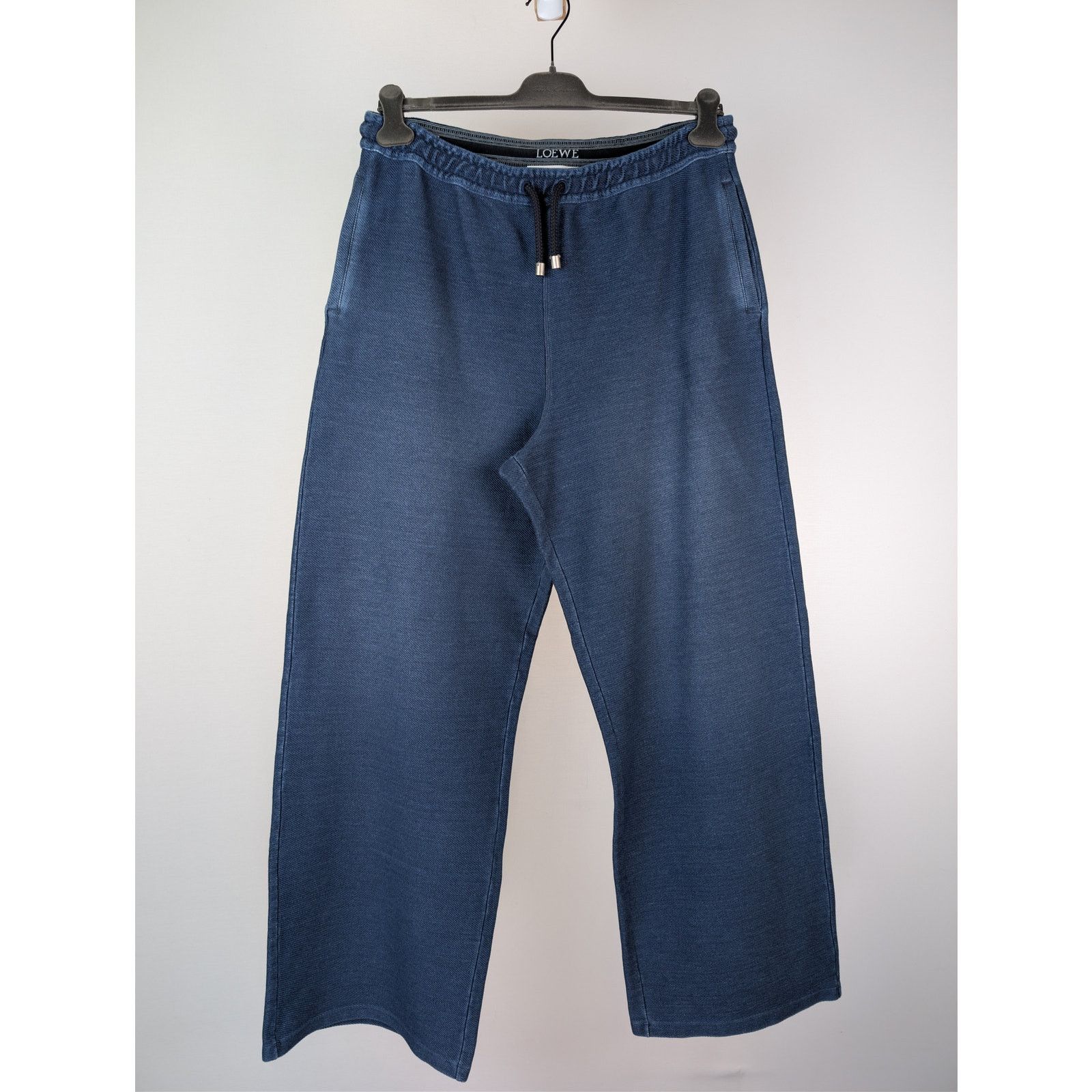 Loewe o1rshd1 Drawstring Denim Trousers in Indigo Blue Size US 34 / EU 50 - 2 Thumbnail