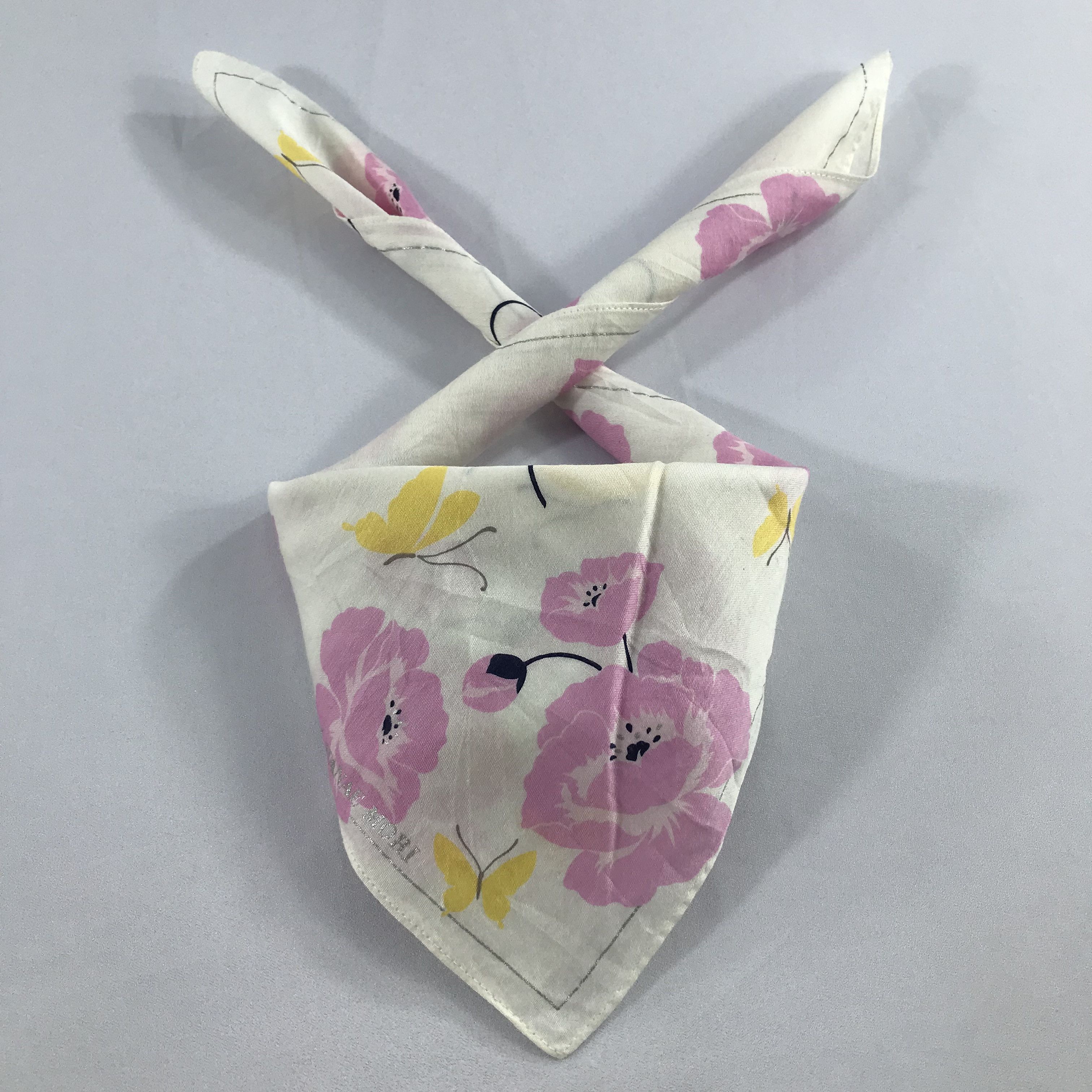 Hanae Mori × Vintage Hanae Mori Bandana / Handkerchief / Neckerchief - S2339 Size ONE SIZE - 2 Thumbnail